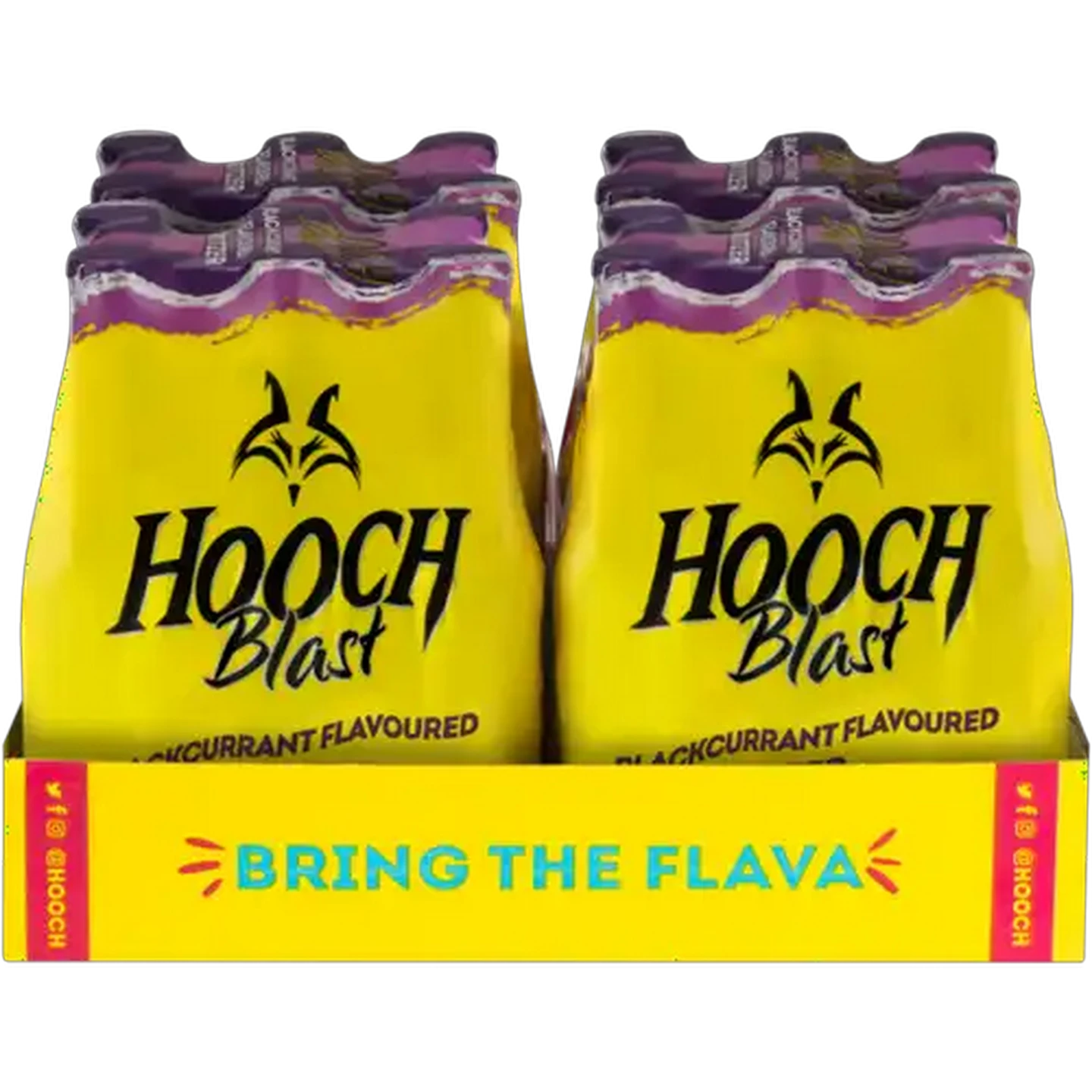 Image of Hooch Blackcurrant Spirit Cooler Bottles 24 x 275ml