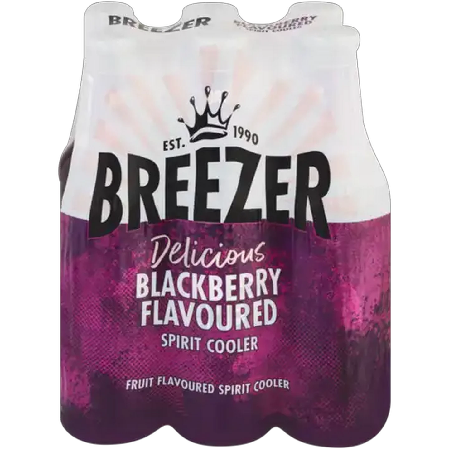 Image of Breezer Blackberry Spirit Cooler Bottles 6 x 275ml