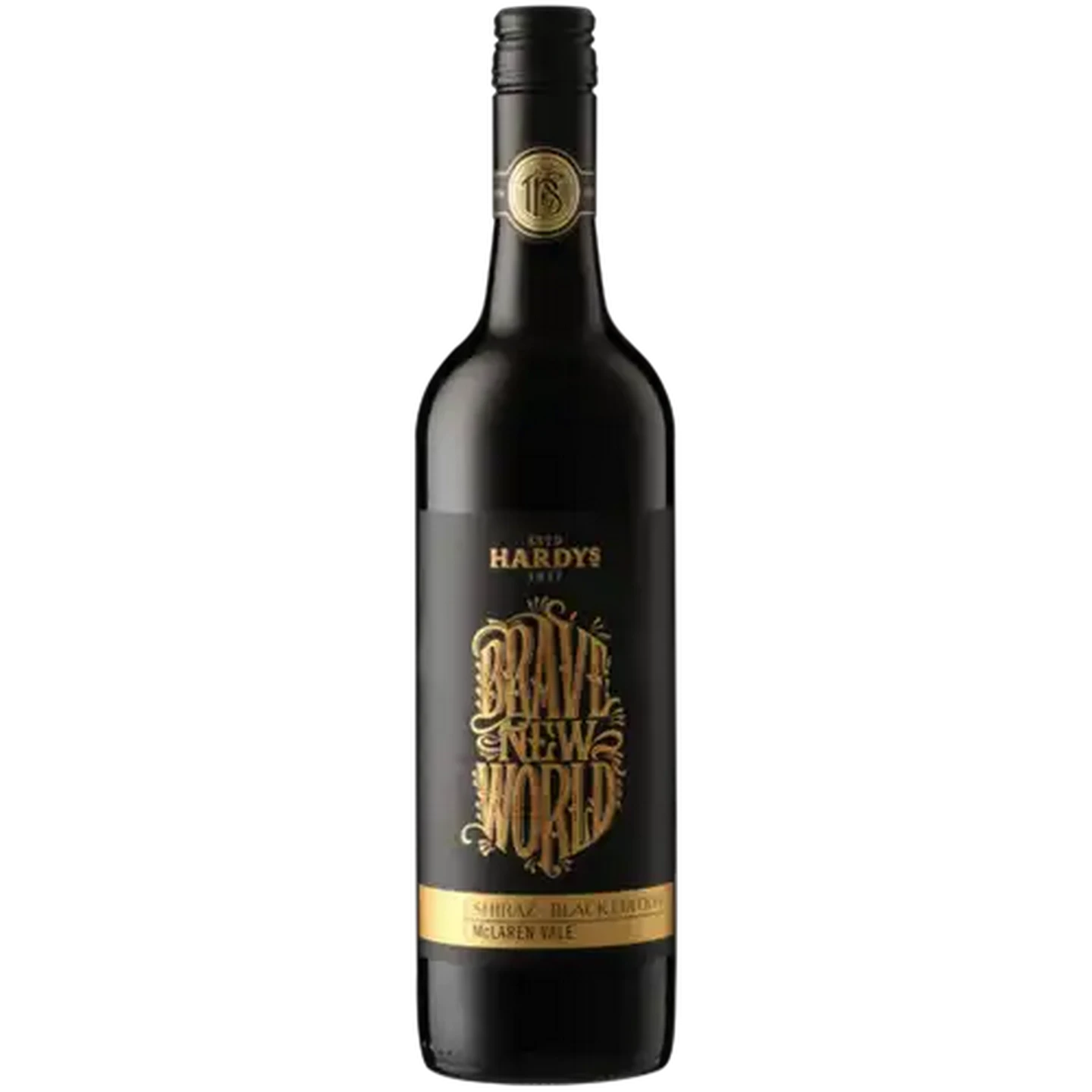 Image of Hardys Brave New World Shiraz Red Wine Bottle 750ml