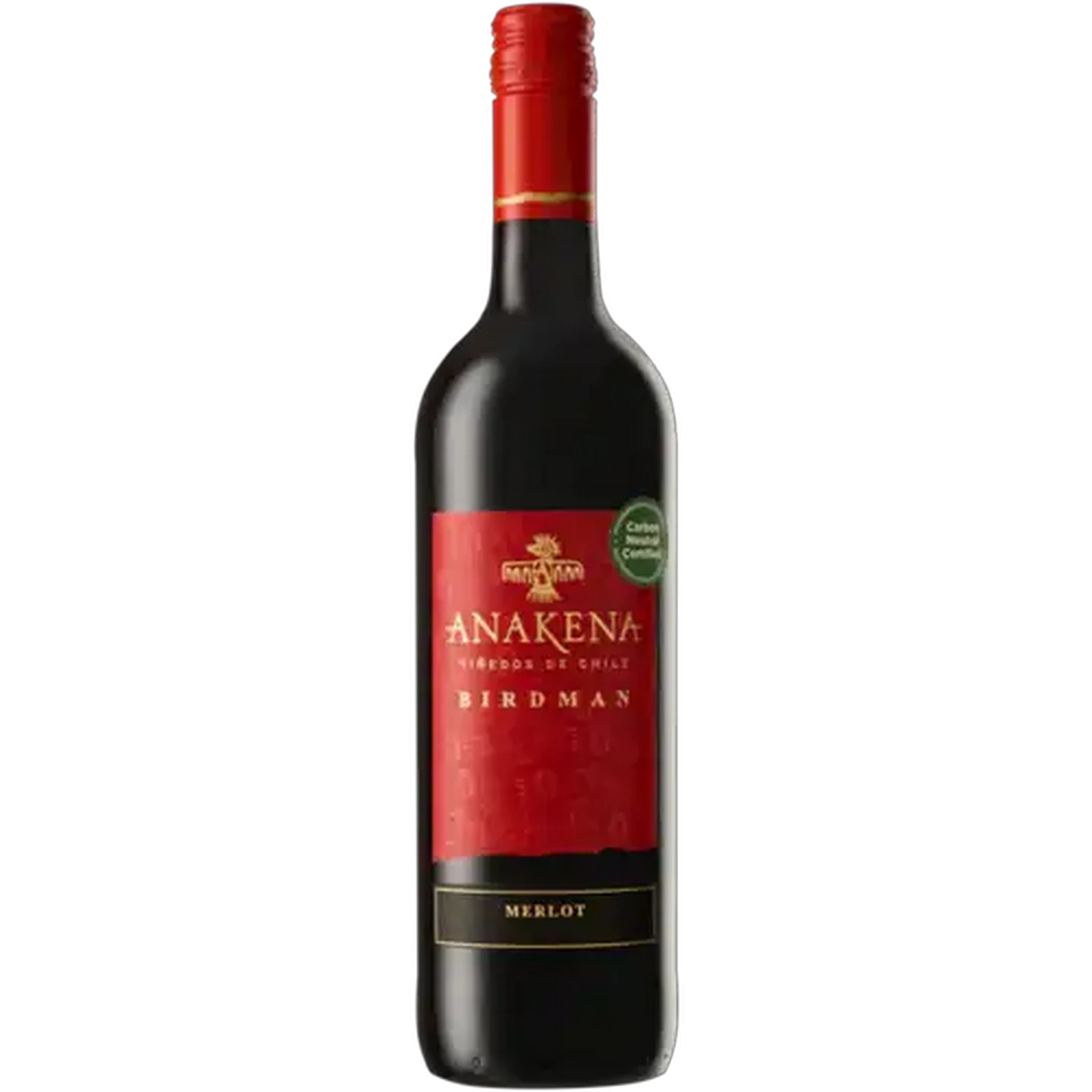 Image of Anakena Birdman Merlot Red Wine Bottle 750ml