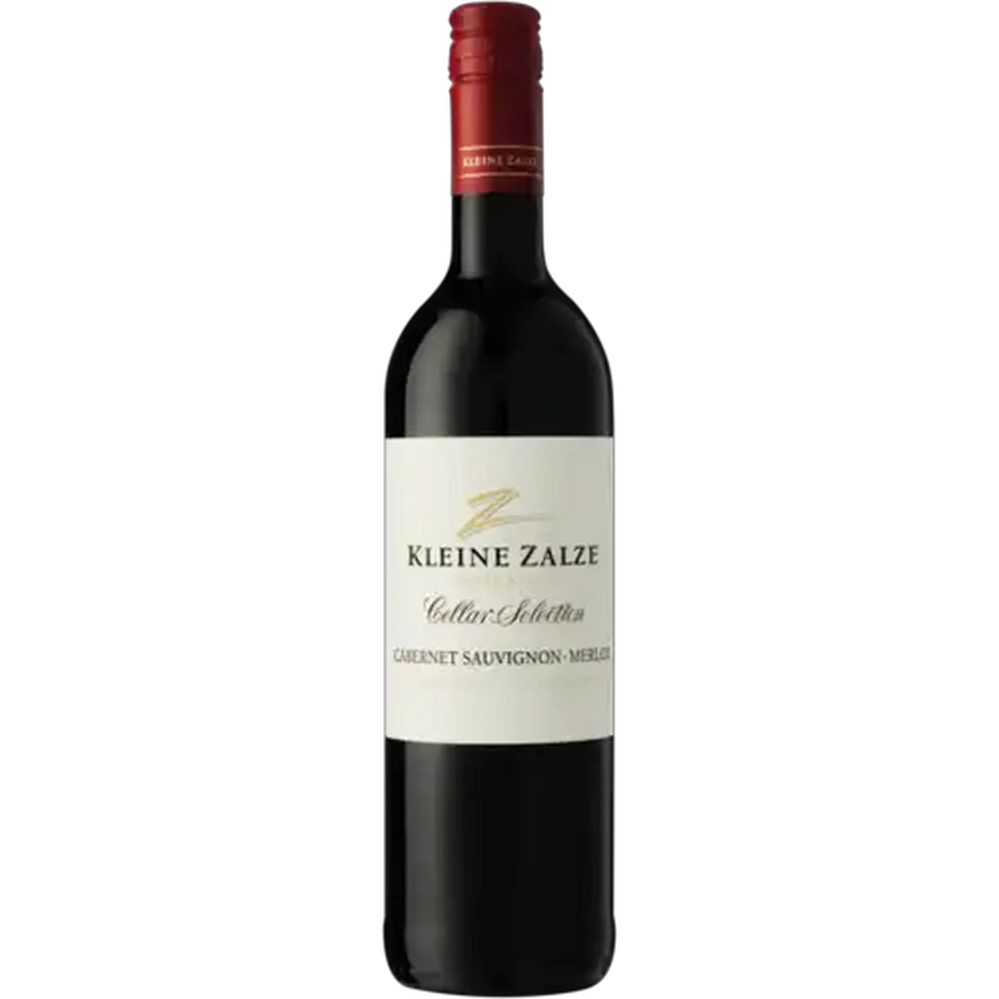 Image of Kleine Zalze Cellar Selection Cabernet Sauvignon Merlot Red Blend Wine Bottle 750ml