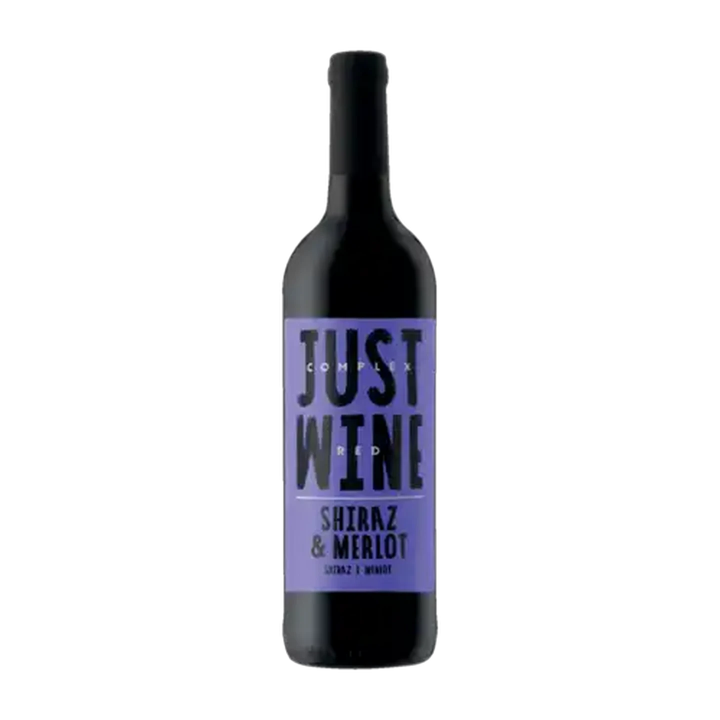 Image of Just Wine Complex Red Shiraz and Merlot Red Wine Bottle 750ml