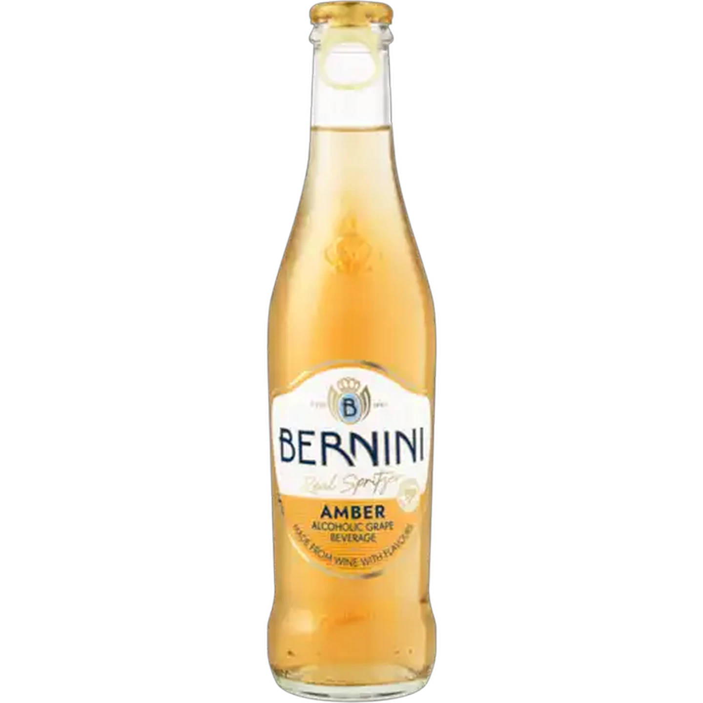 Image of Bernini Amber Alcoholic Grape Beverage Bottle 275ml