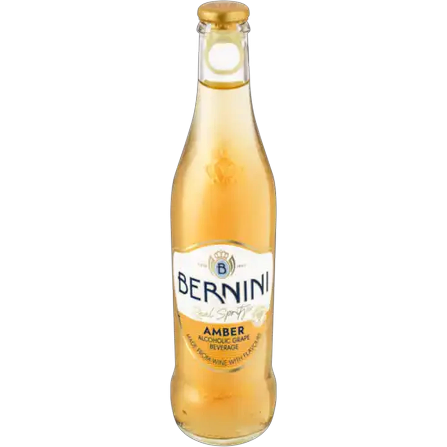 Image of Bernini Amber Alcoholic Grape Beverage Bottle 275ml
