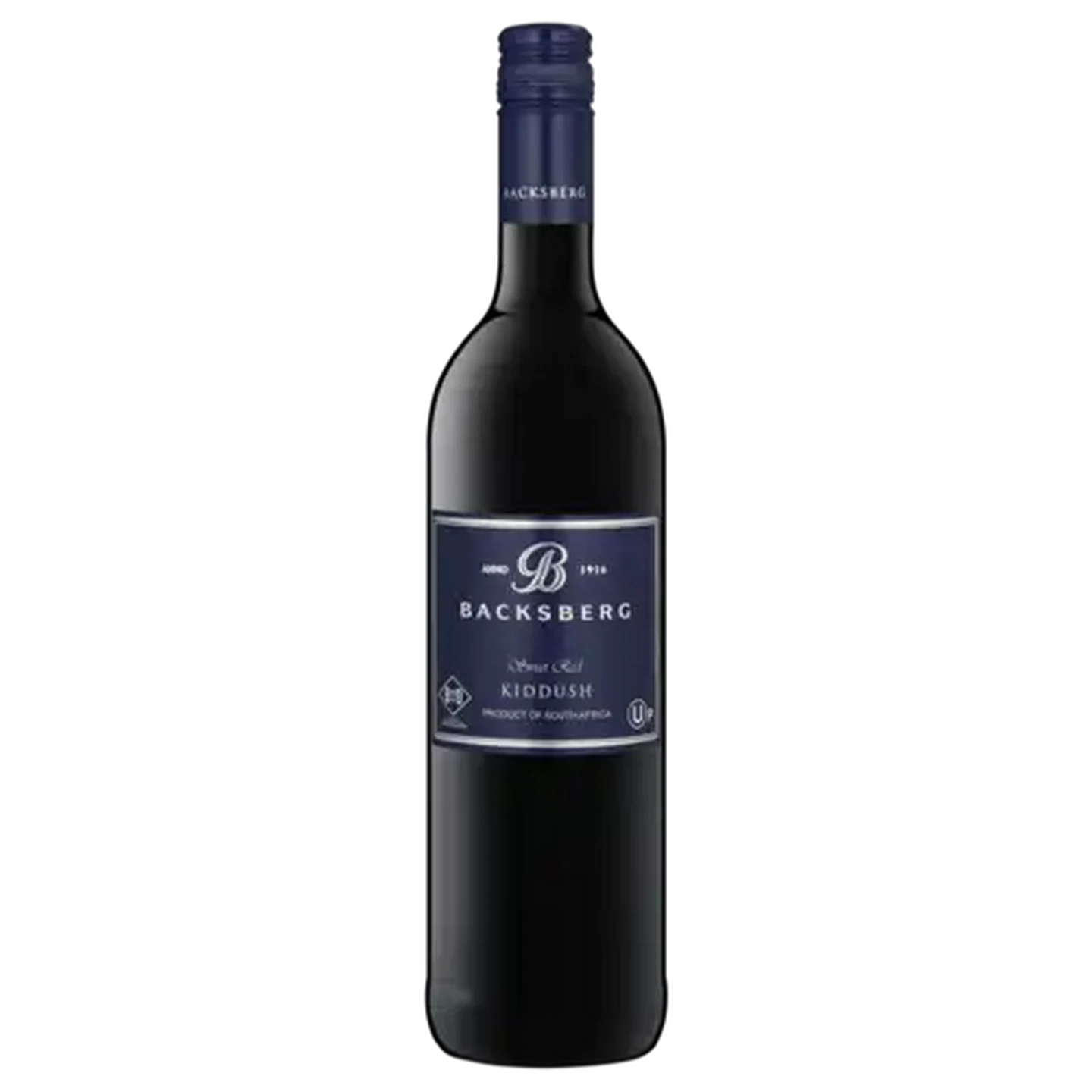 Image of Backsberg Sweet Red Kiddush Kosher Wine Bottle 750ml