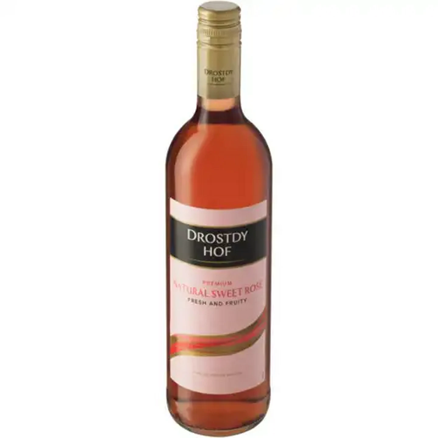 Image of Drostdy Hof Premium Natural Sweet Rosé Wine Bottle 750ml