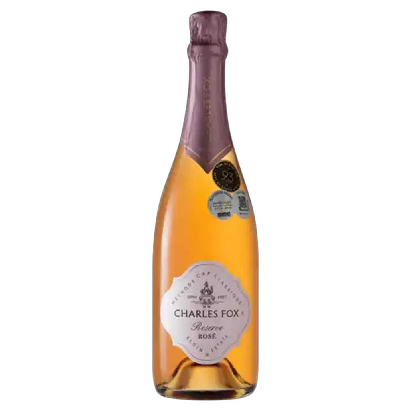 Image of Charles Fox Reserve Rosé Cap Classique Bottle 750ml