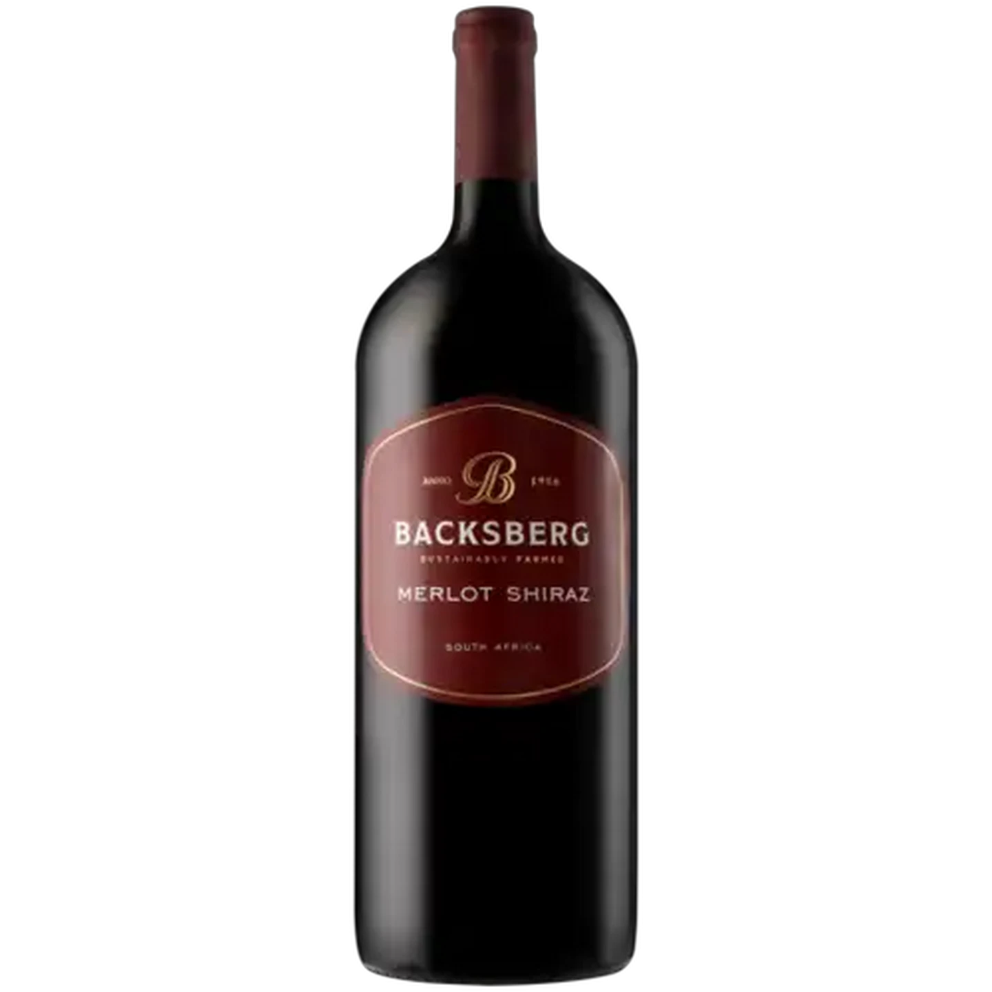 Image of Backsberg Merlot & Shiraz Red Wine Bottle 1.5L