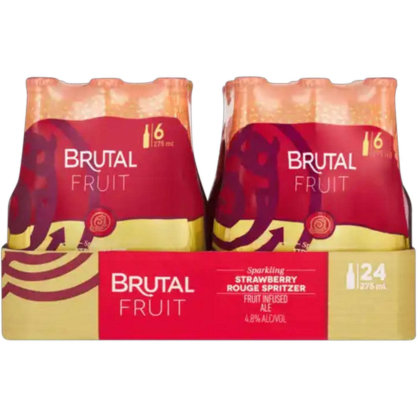 Image of Brutal Fruit Strawberry Rouge Spritzer 24 x 275ml