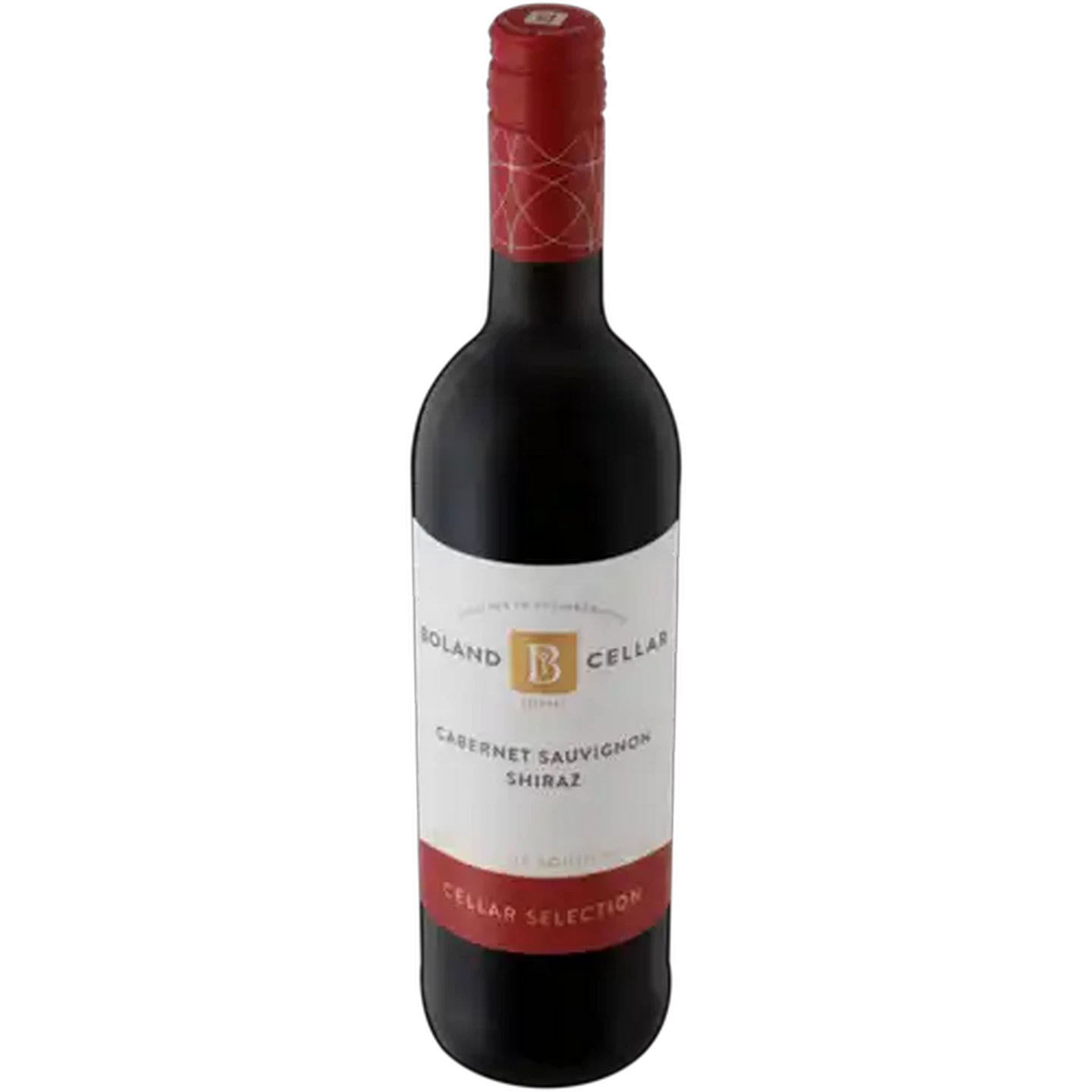 Image of Boland Cellar Cellar Selection Cabernet Sauvignon Shiraz Red Blend Wine Bottle 750ml