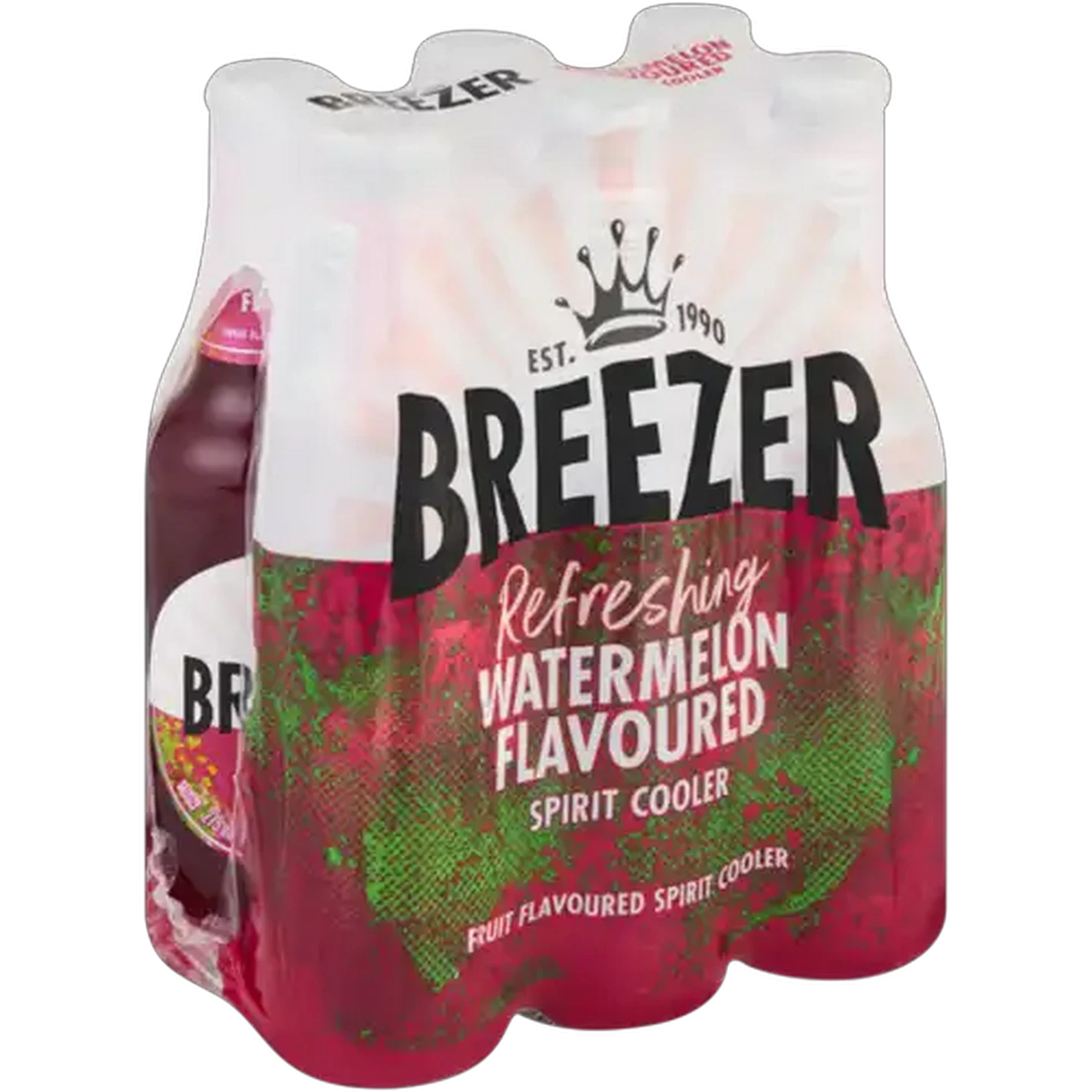Image of Breezer Watermelon Spirit Cooler Bottles 6 x 275ml
