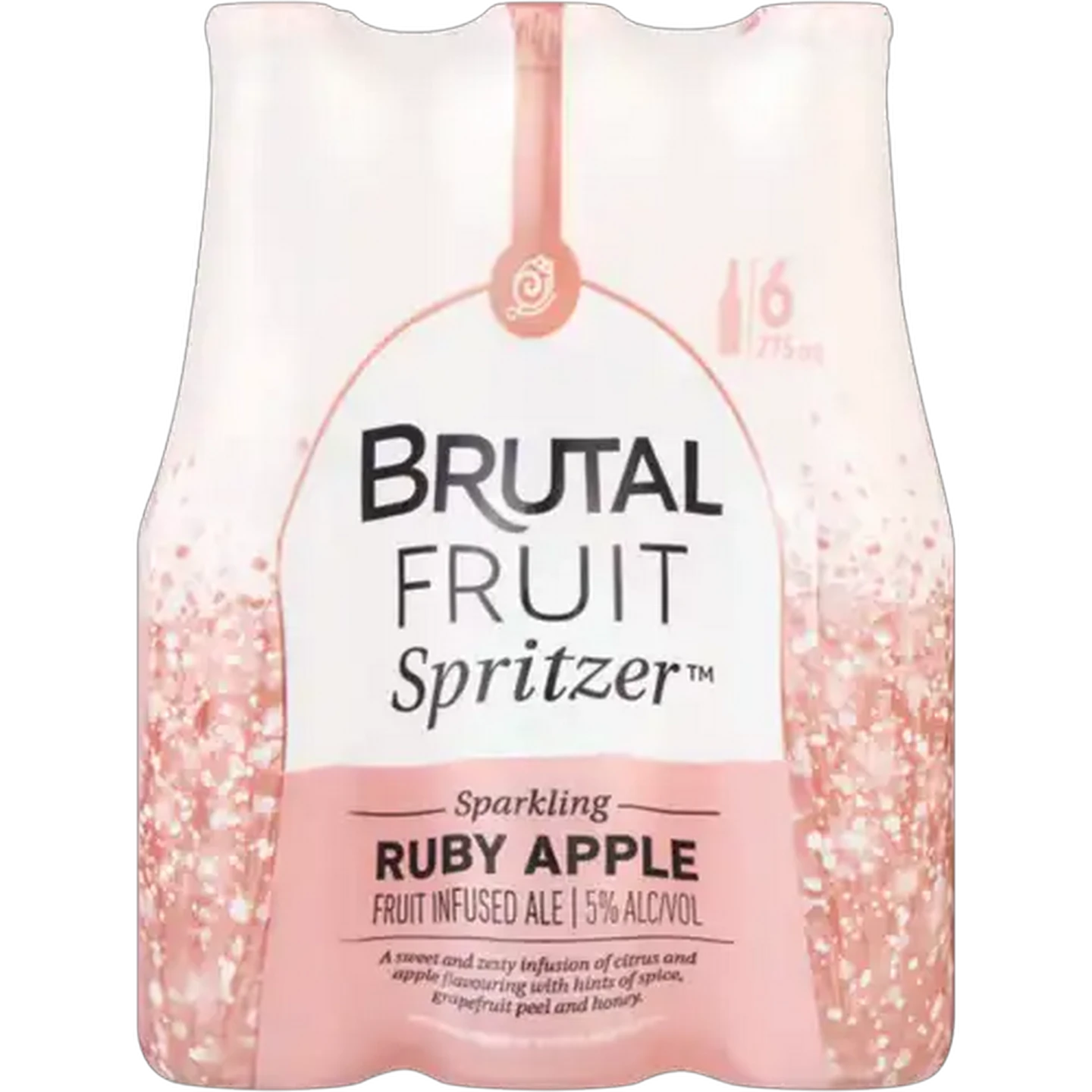 Image of Brutal Fruit Ruby Apple Spritzer 6 x 275ml
