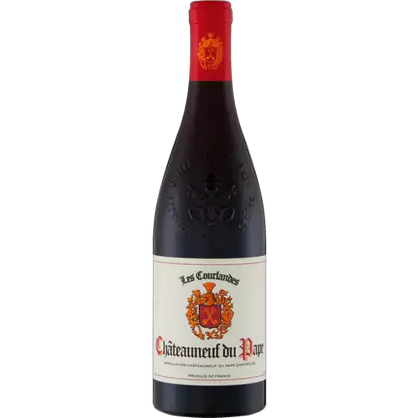 Image of Les Courlandes Chateauneuf Du Pape Red Wine Bottle 750ml