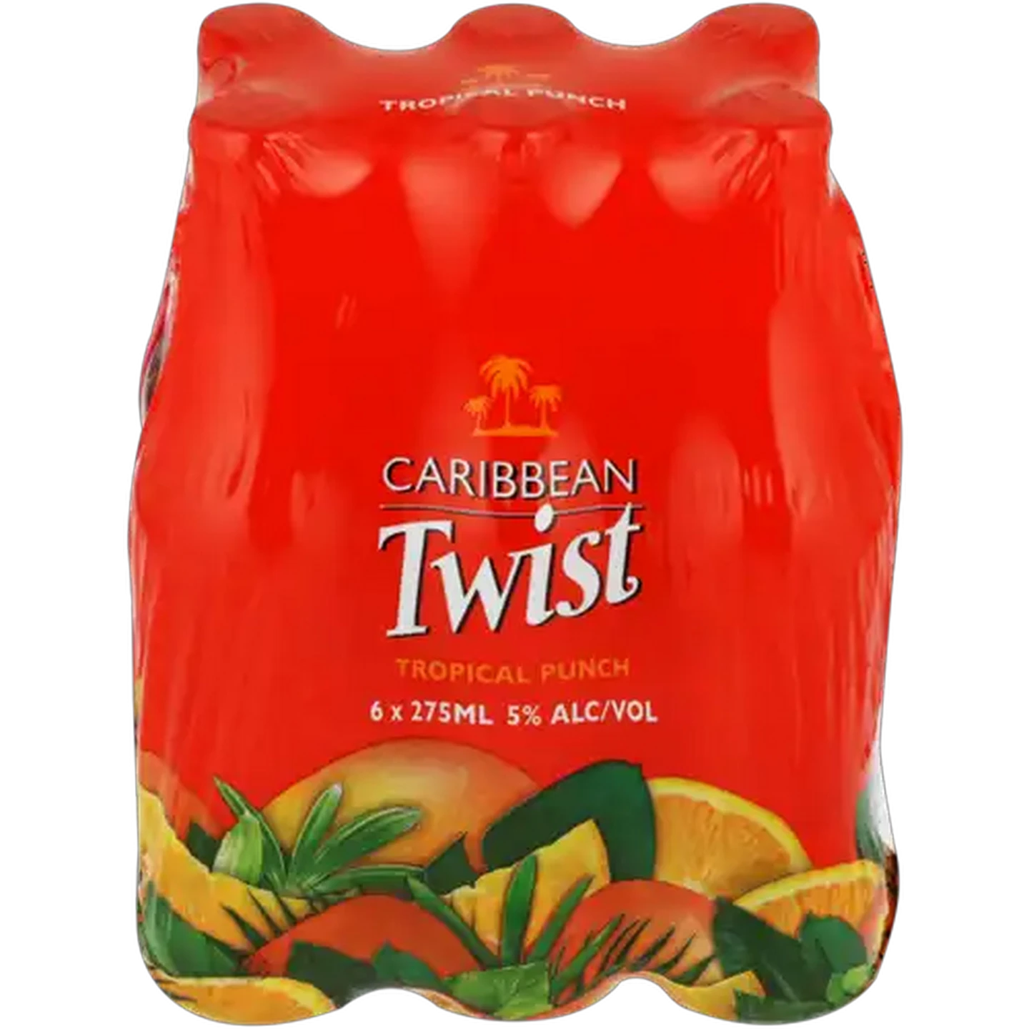 Image of Caribbean Twist Tropical Punch Spirit Cooler 6 x 275ml