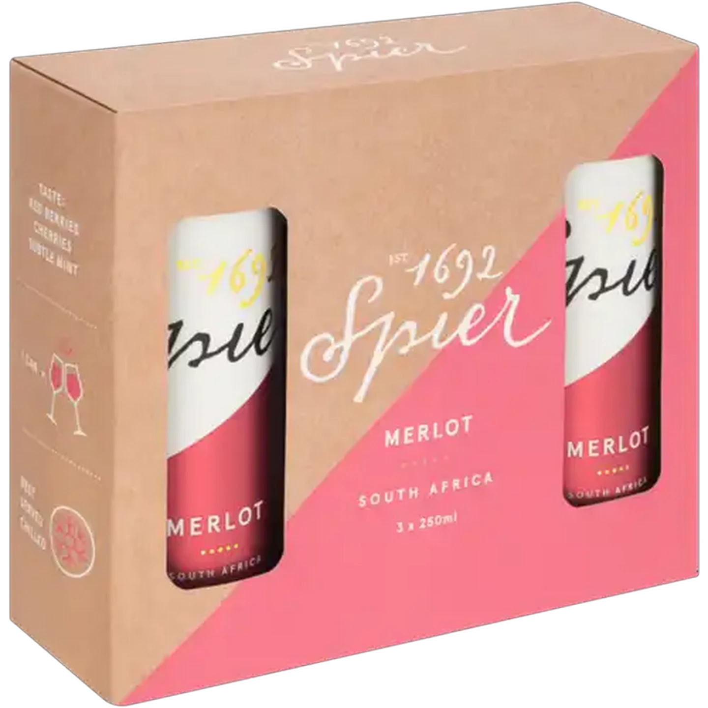 Image of Spier Merlot Cans 3 x 250ml
