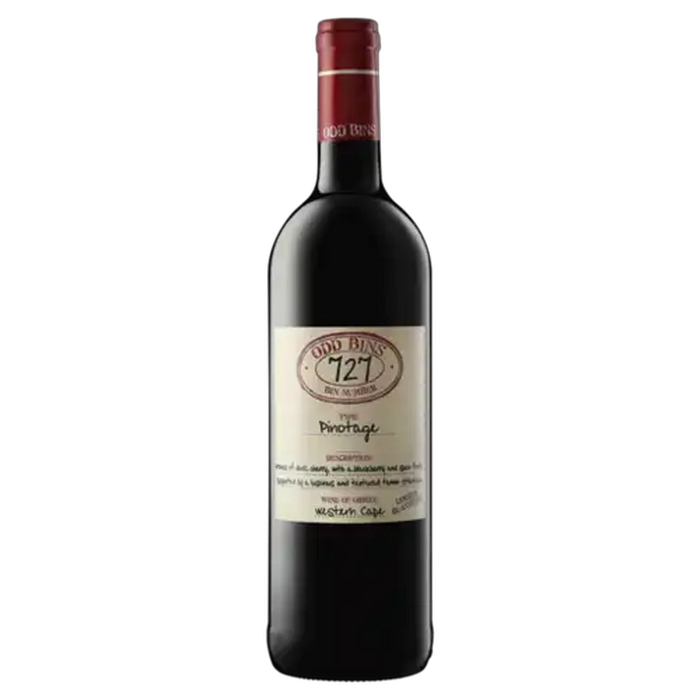 Image of Odd Bins 727 Pinotage Red Wine 750ml