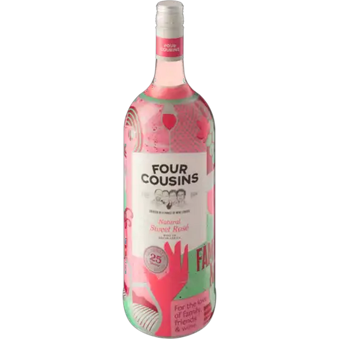Image of Four Cousins Natural Sweet Rosé Bottle 1.5L