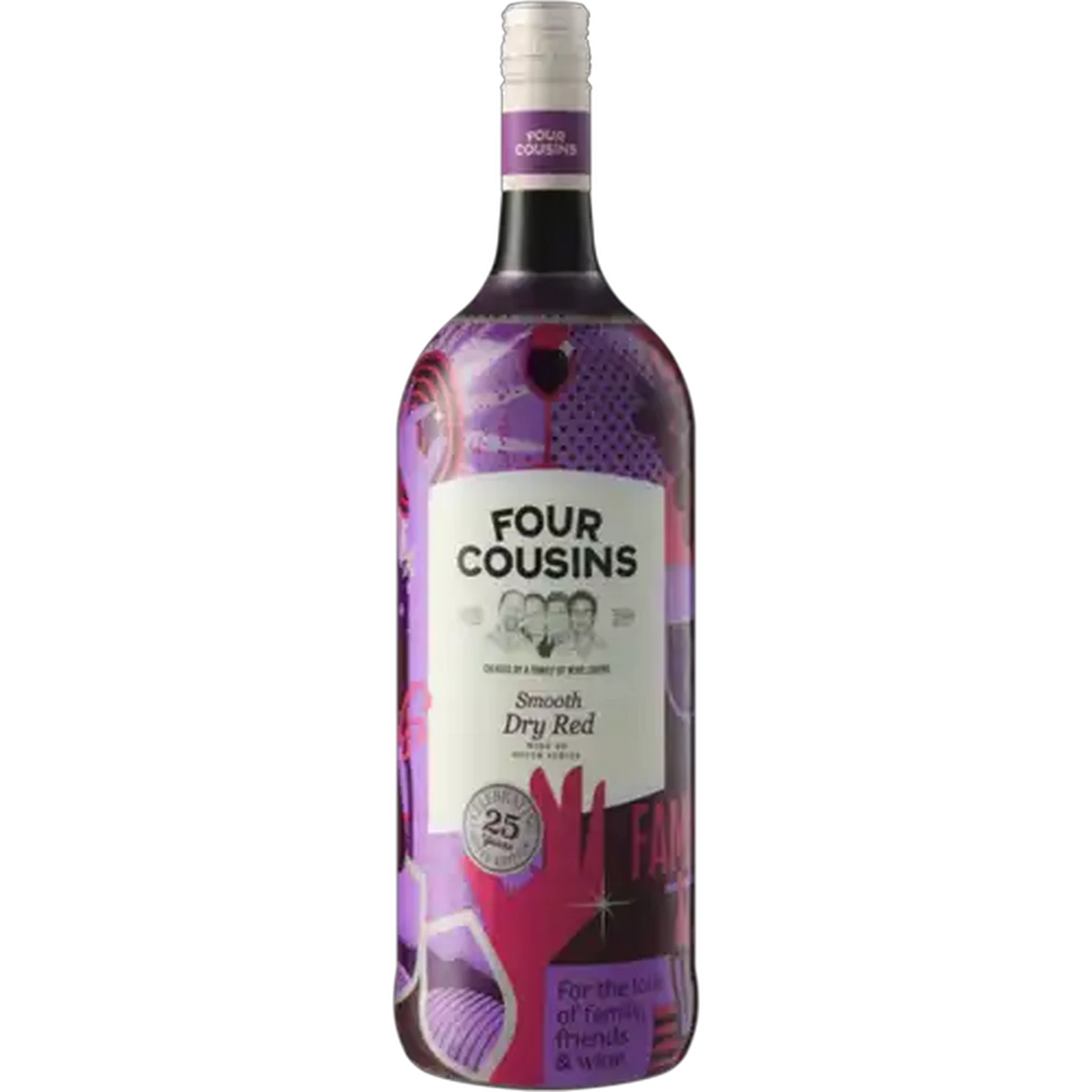 Image of Four Cousins Smooth Dry Red Bottle 1.5L