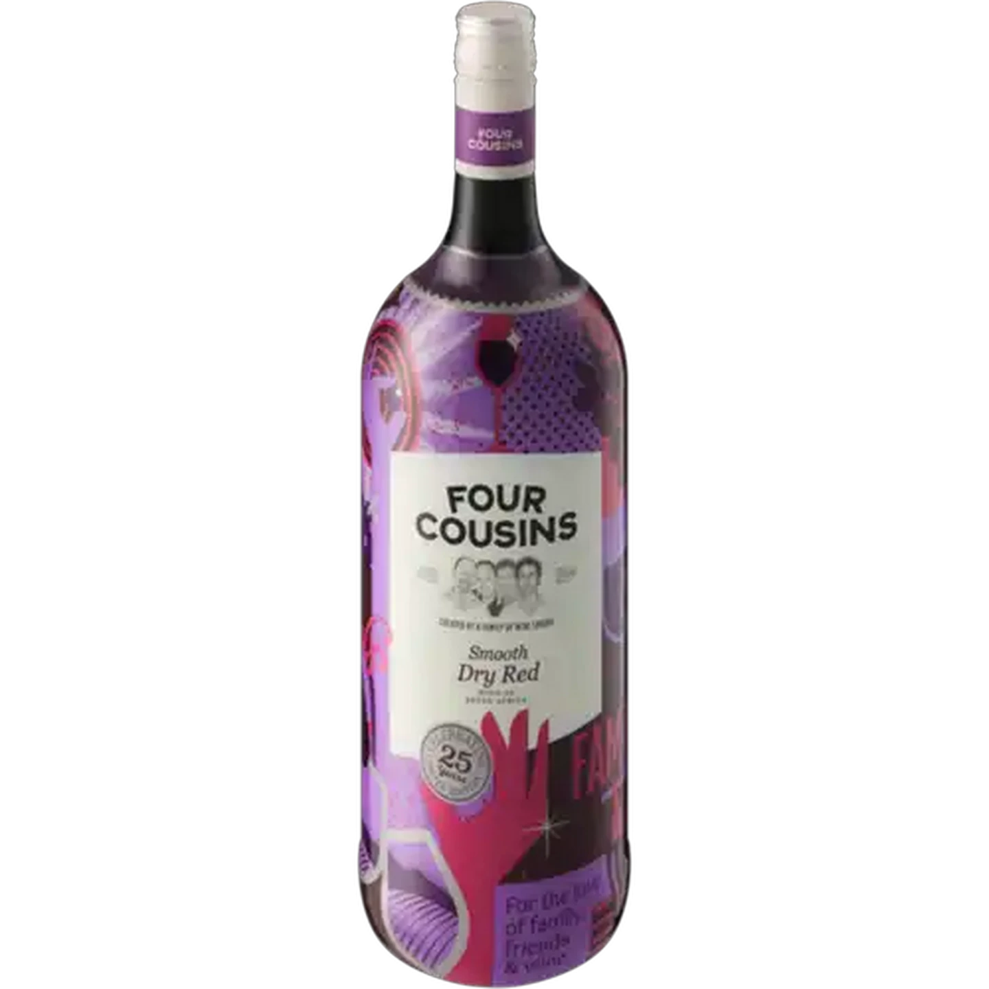 Image of Four Cousins Smooth Dry Red Bottle 1.5L