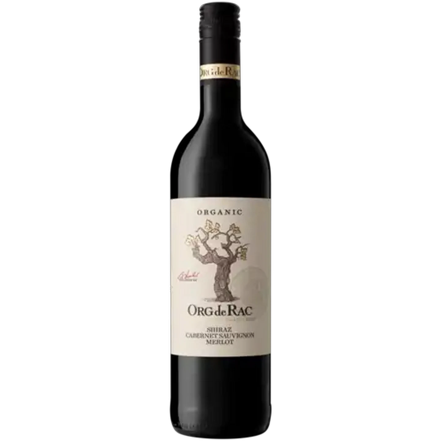 Image of Org De Rac Shiraz Cabernet Sauvignon Merlot Red Wine Bottle 750ml