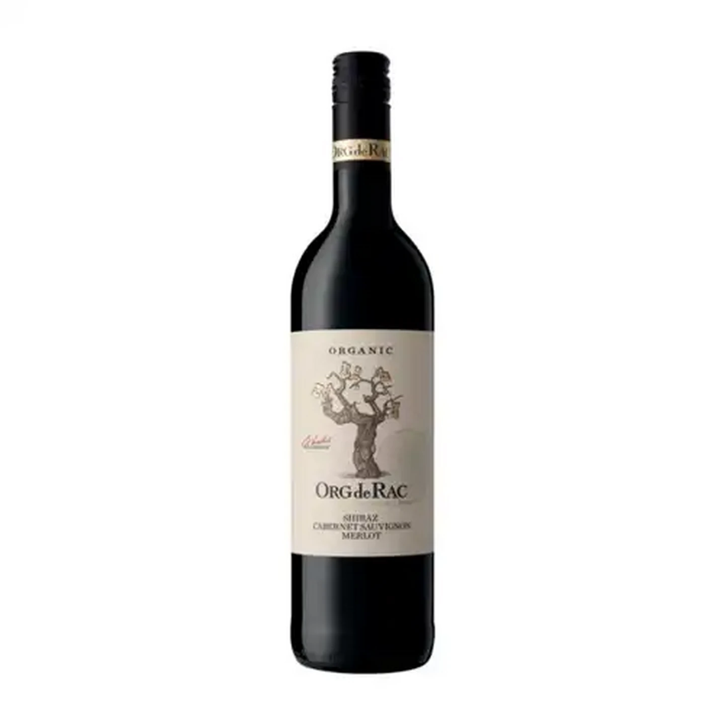 Image of Org De Rac Shiraz Cabernet Sauvignon Merlot Red Wine Bottle 750ml