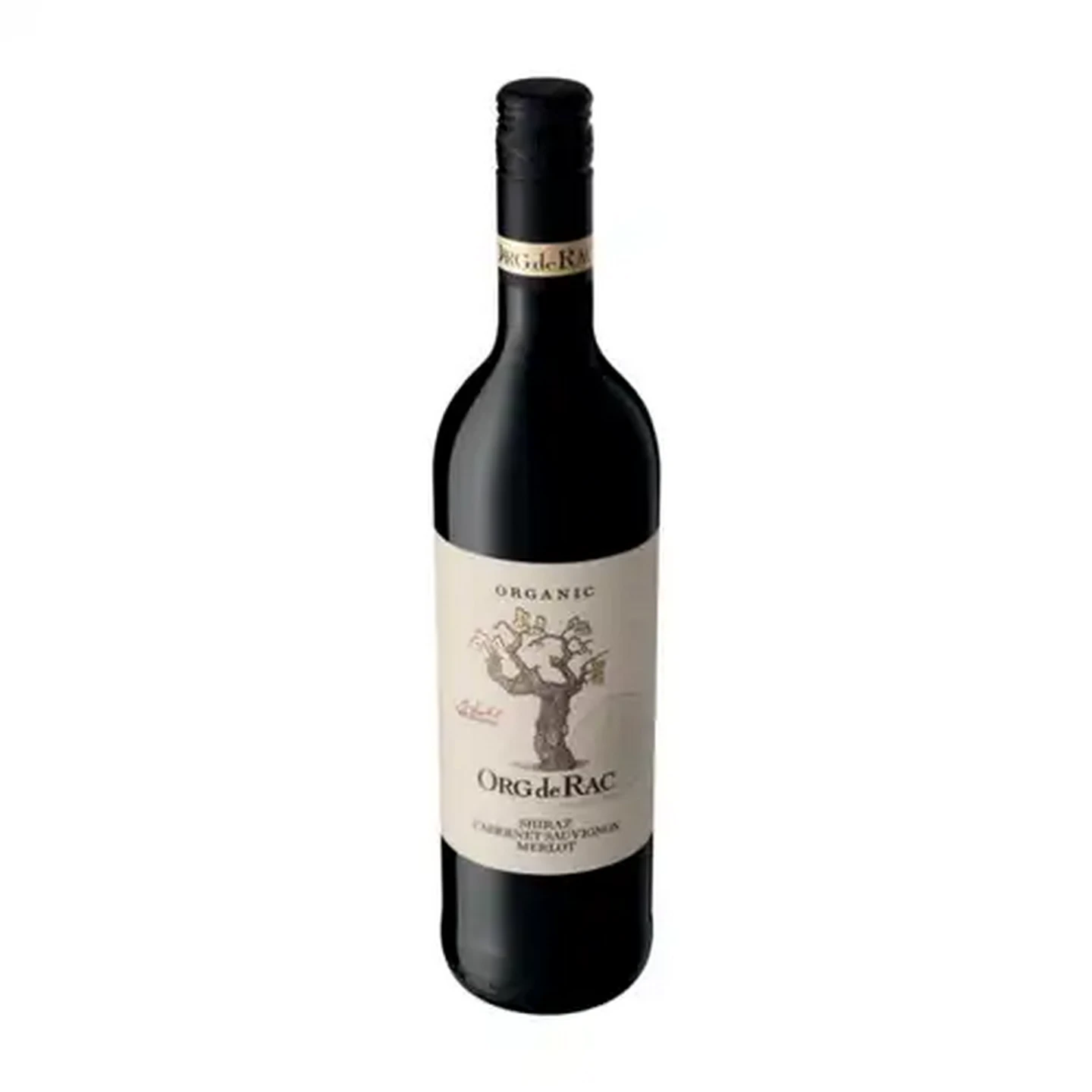 Image of Org De Rac Shiraz Cabernet Sauvignon Merlot Red Wine Bottle 750ml