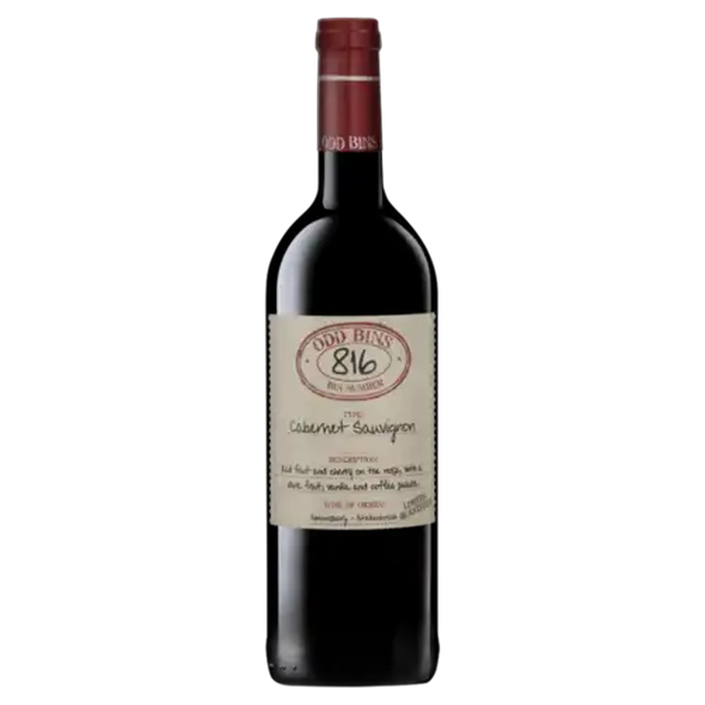 Image of Odd Bins 816 Cabernet Sauvignon Red Wine 750ml