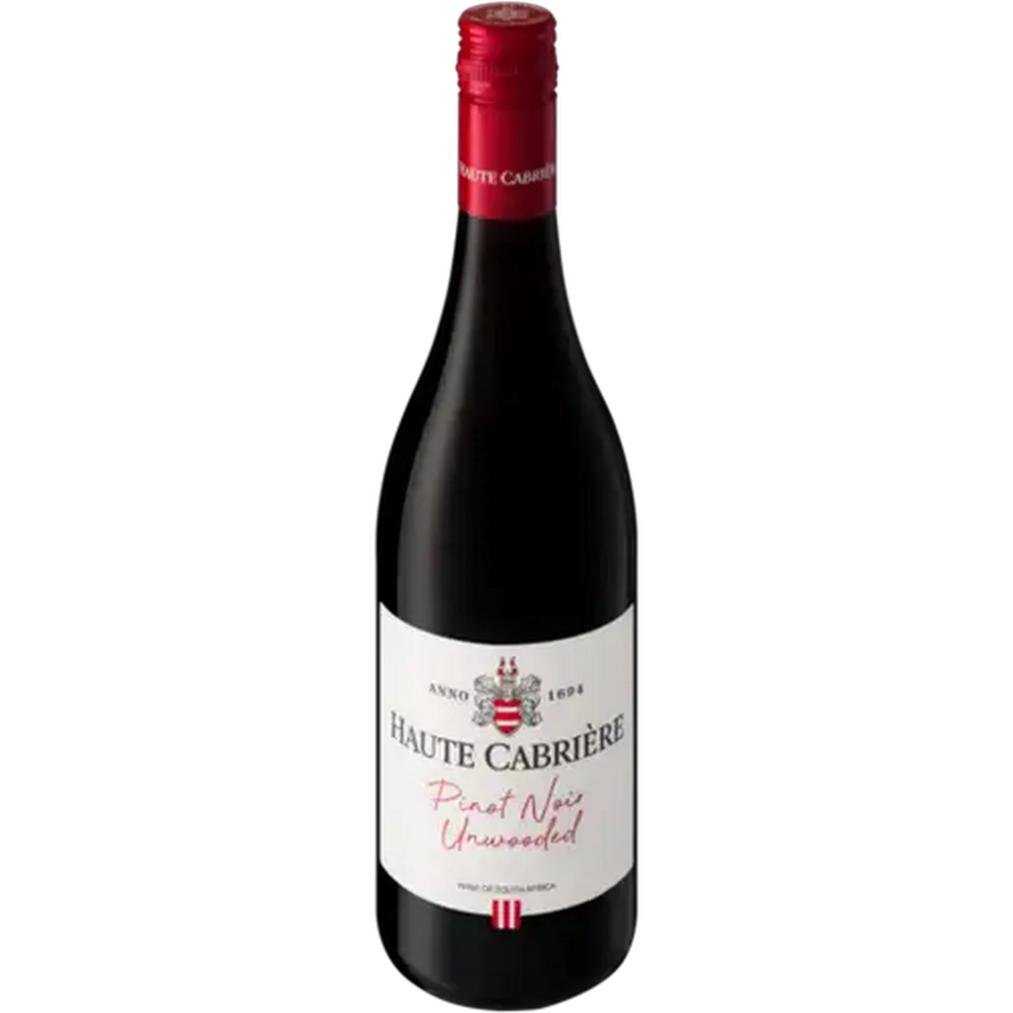 Image of Haute Cabrière Pinot Noir Unwooded Red Wine Bottle 750ml