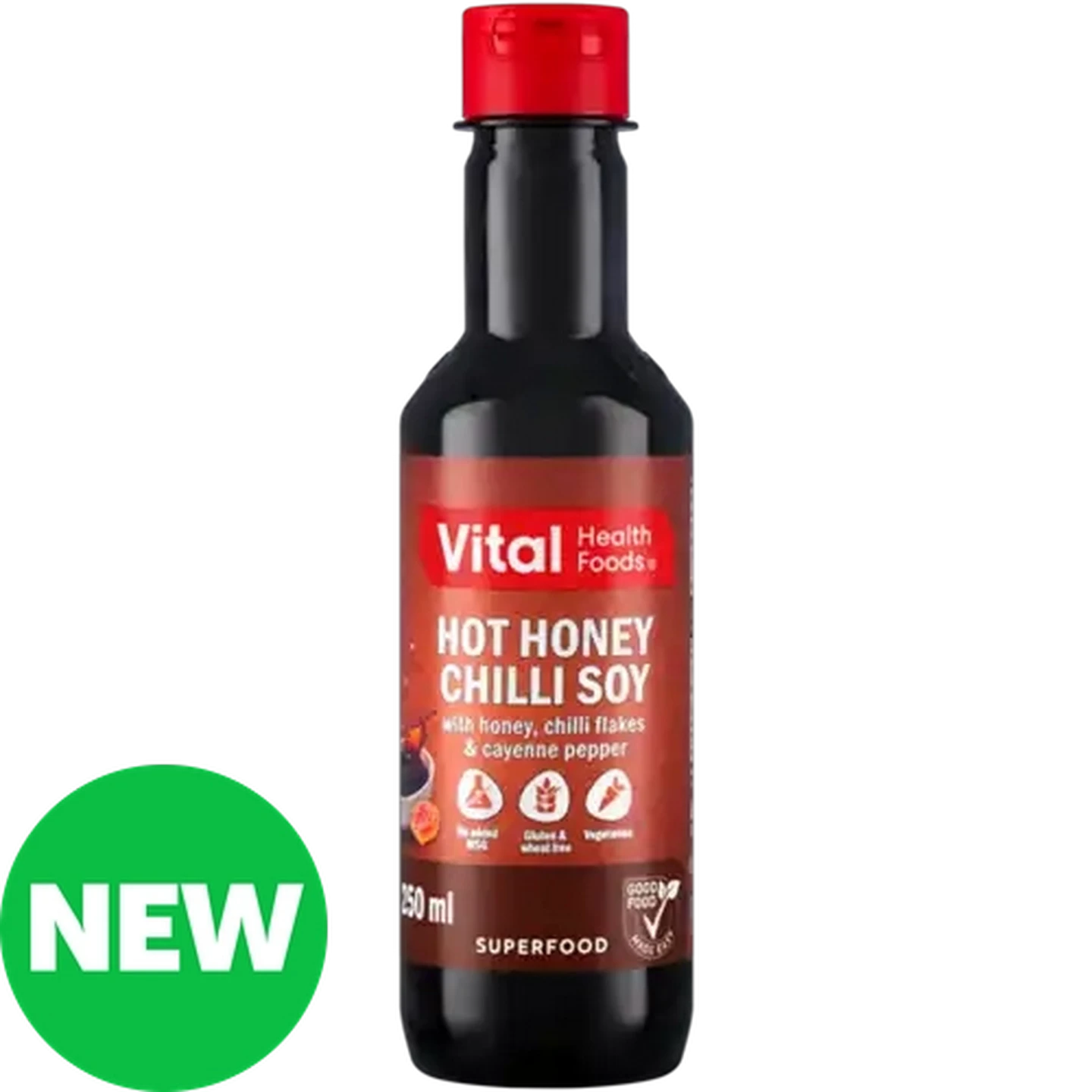 Image of Vital Gluten Free Hot Honey Chilli Soy Sauce 250ml