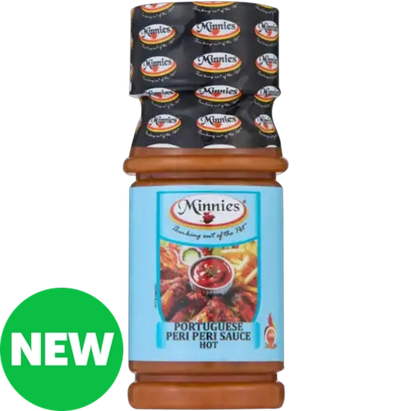 Image of Minnies Hot Portuguese Peri Peri Sauce 120ml