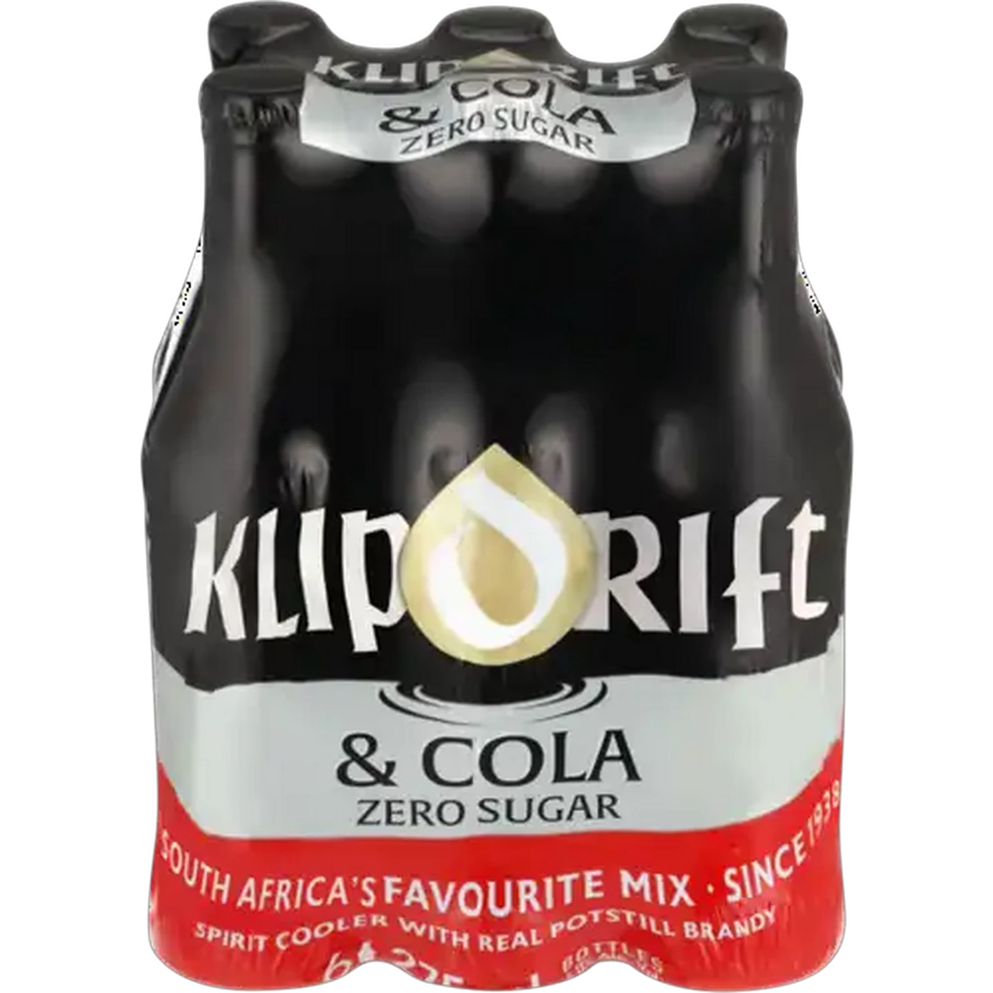 Image of Klipdrift & Cola Zero Sugar Bottles 6 x 275ml