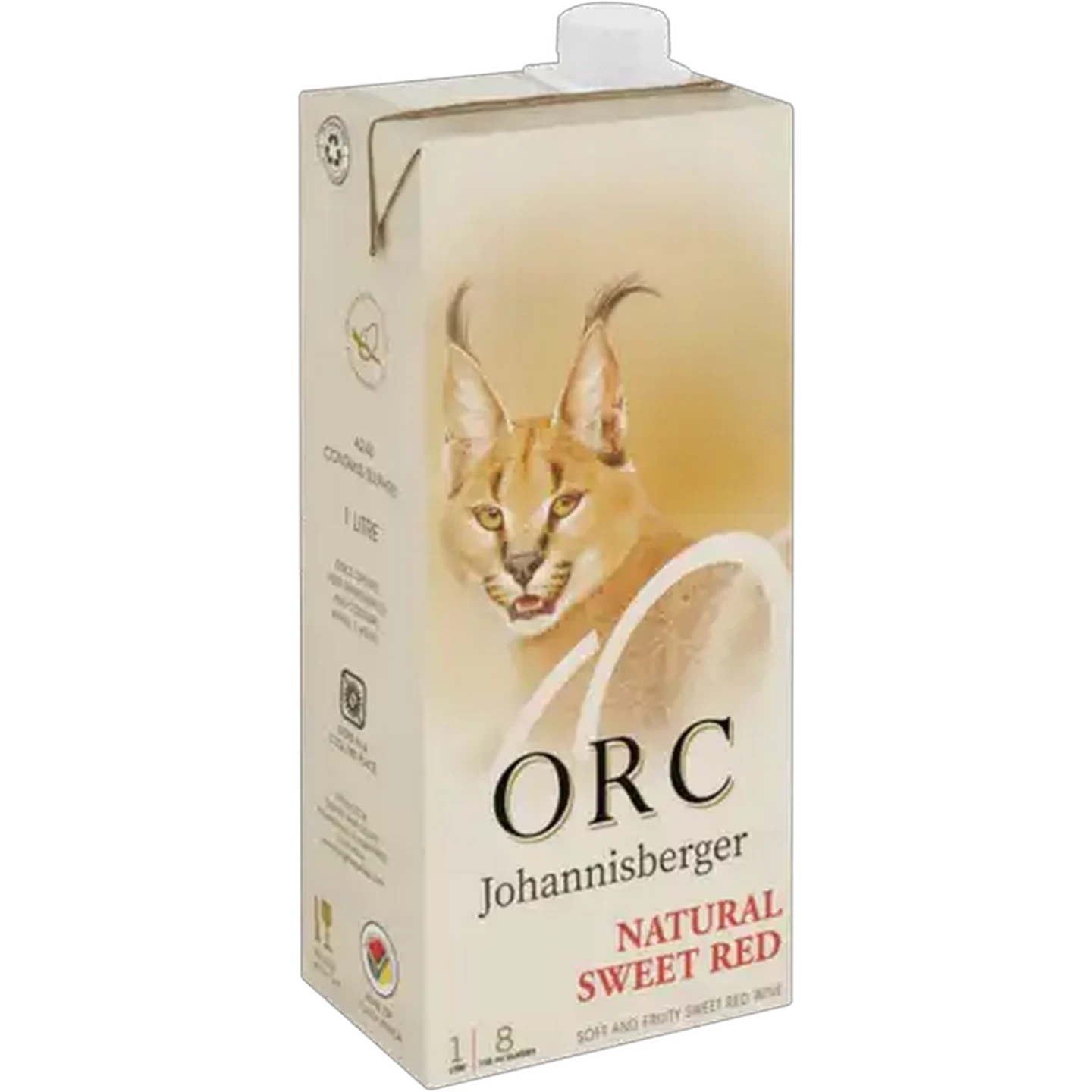 Image of Orange River Cellars Johannisberger Johannisberger Natural Sweet Red Wine Carton 1L