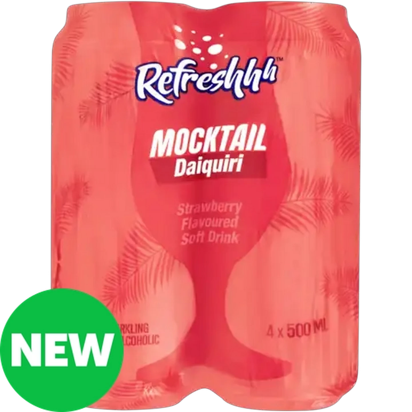 Image of Refreshhh Daiquiri Mocktail Soft Drink 4 x 500ml