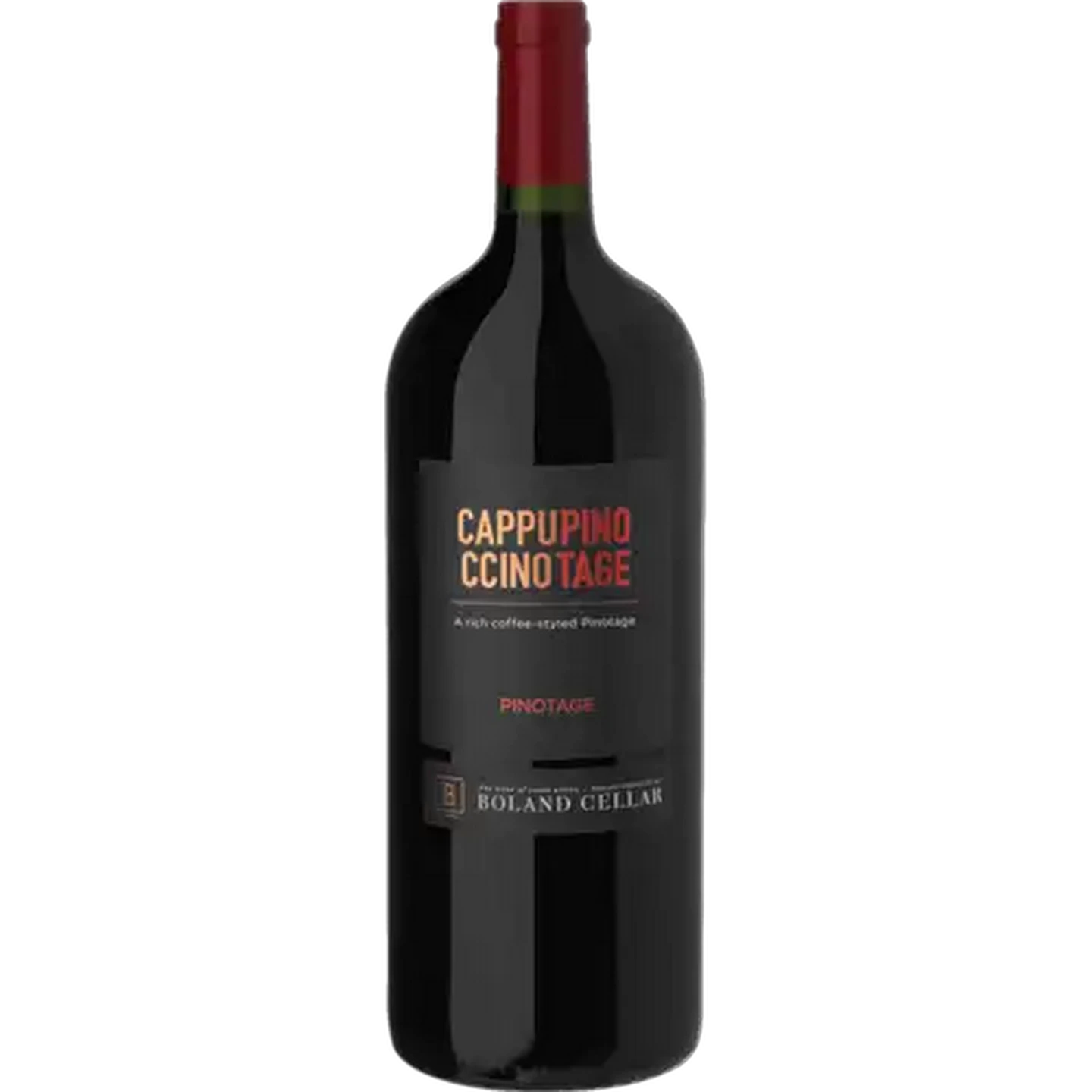 Image of Boland Cellar Pinotage Cappupino Ccinotage Wine Bottle 1.5L