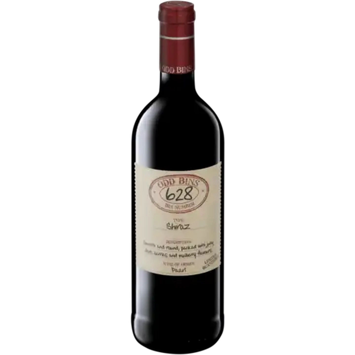 Image of Odd Bins 628 Shiraz Red Wine Bottle 750ml