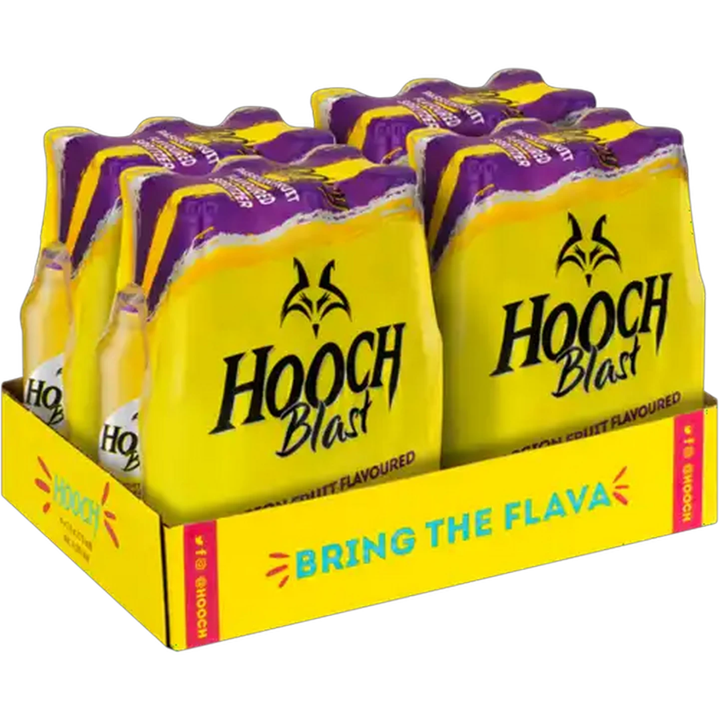 Image of Hooch Passion Fruit Flavoured Spirit Cooler Bottles 24 x 275ml