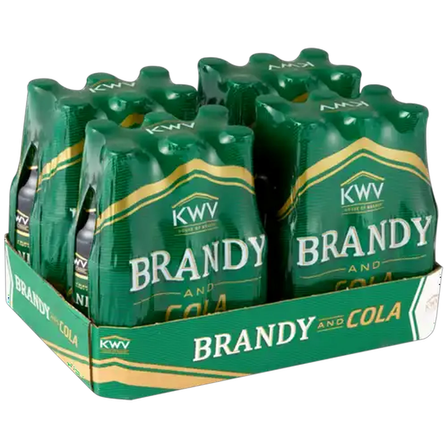 Image of KWV Brandy & Cola Bottles 24 x 275ml