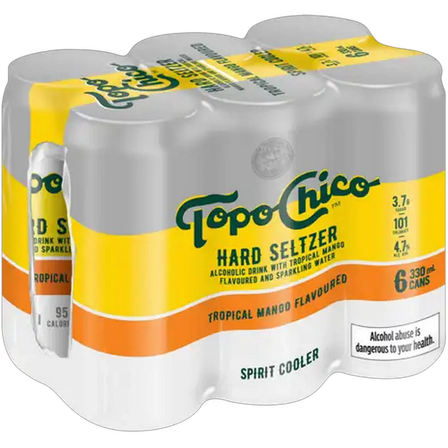 Image of Topo Chico Tropical Mango Seltzer Cans 6 x 330ml