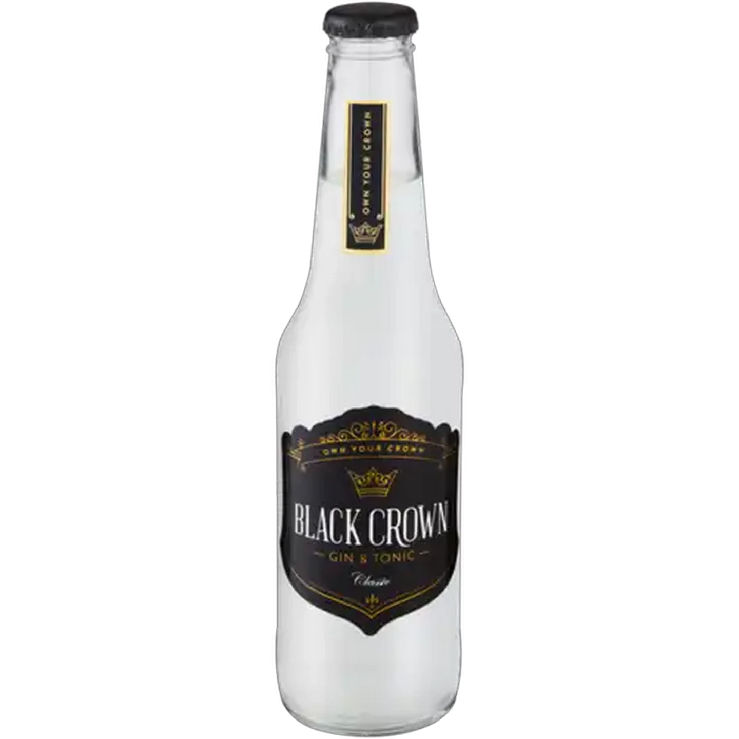 Image of Black Crown Gin & Tonic Spirit Cooler Bottle 275ml