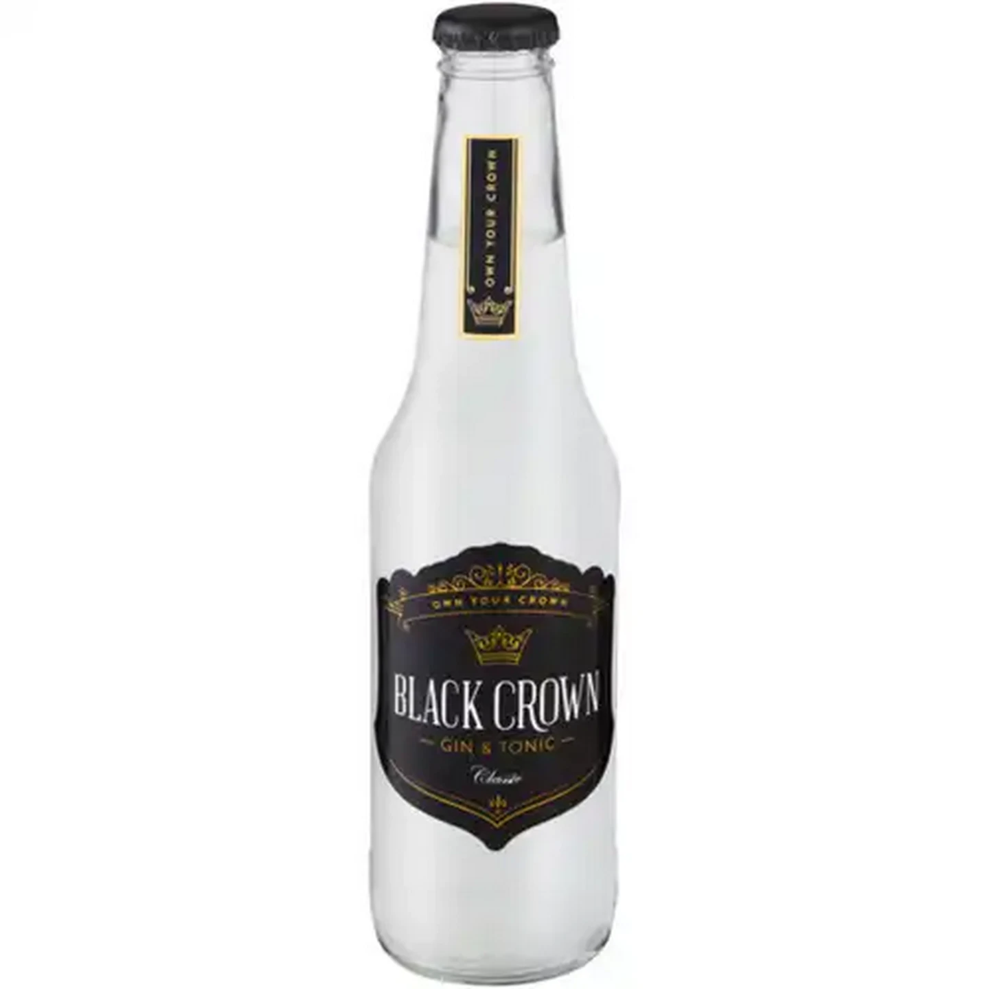 Image of Black Crown Gin & Tonic Spirit Cooler Bottle 275ml