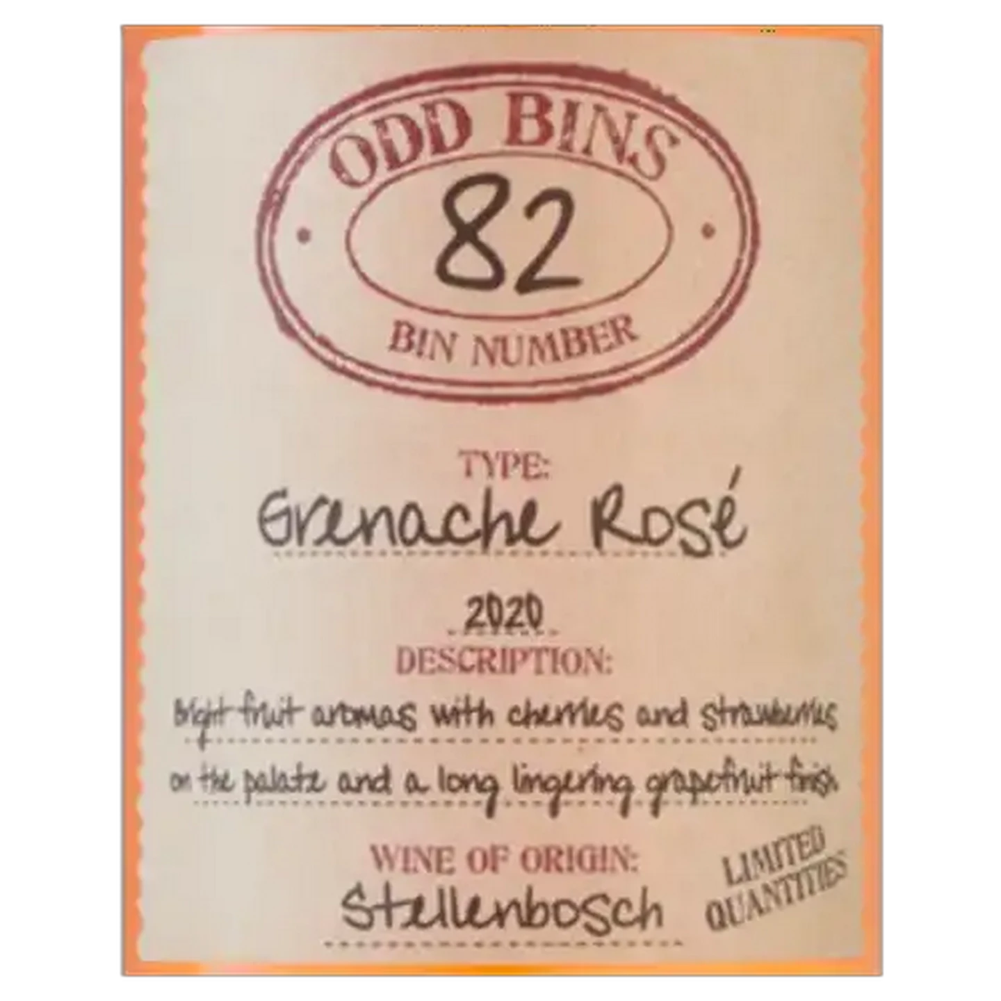 Image of Odd Bins 82 Grenache Rosé Wine 750ml