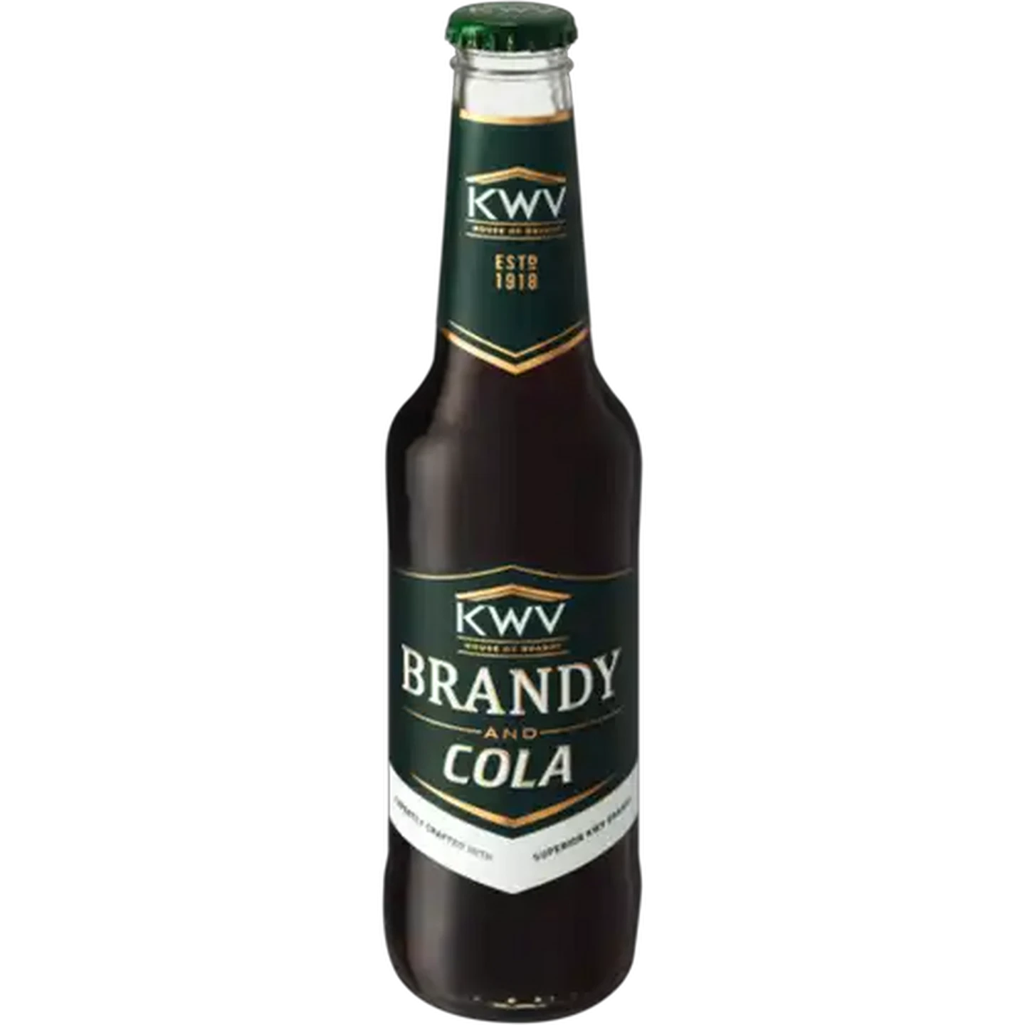 Image of KWV Brandy and Cola Spirit Cooler Bottle 275ml
