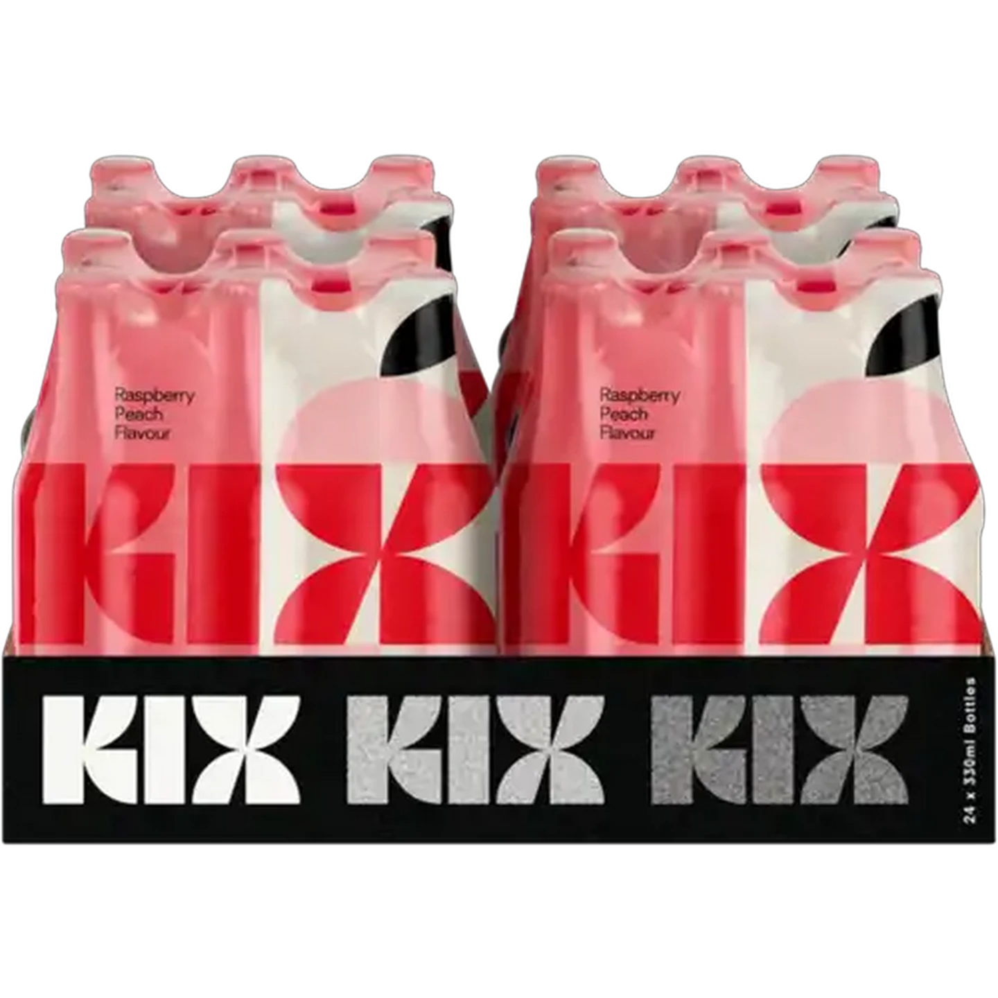 Image of KIX Raspberry Peach Flavour Spritzer 24 x 330ml