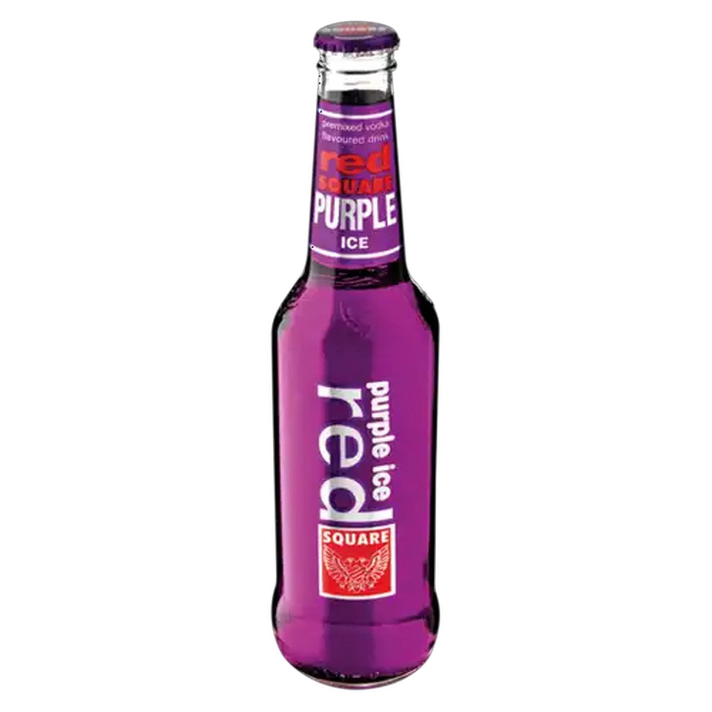Image of Red Square Purple Ice Spirit Cooler Bottle 275ml