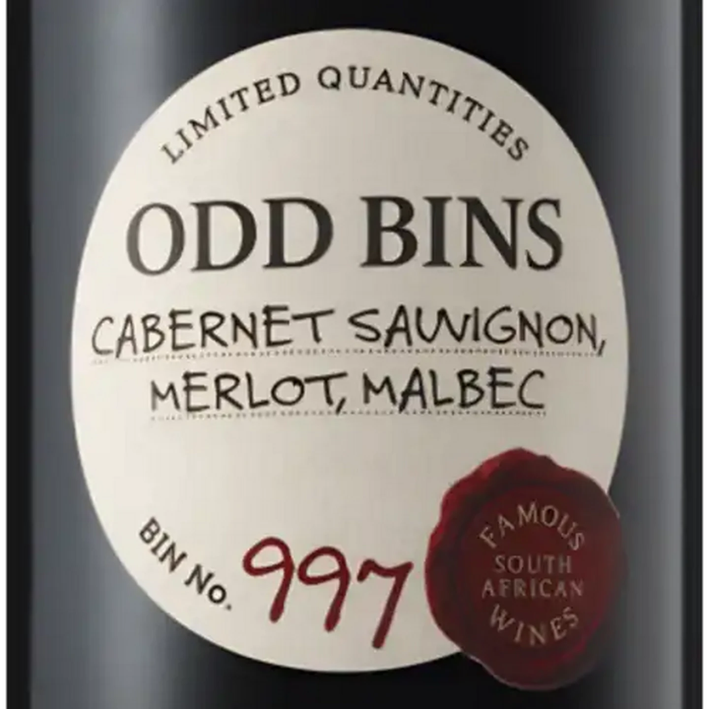 Image of Odd Bins 997 Cabernet Sauvignon-Merlot-Malbec Red Wine Blend 750ml