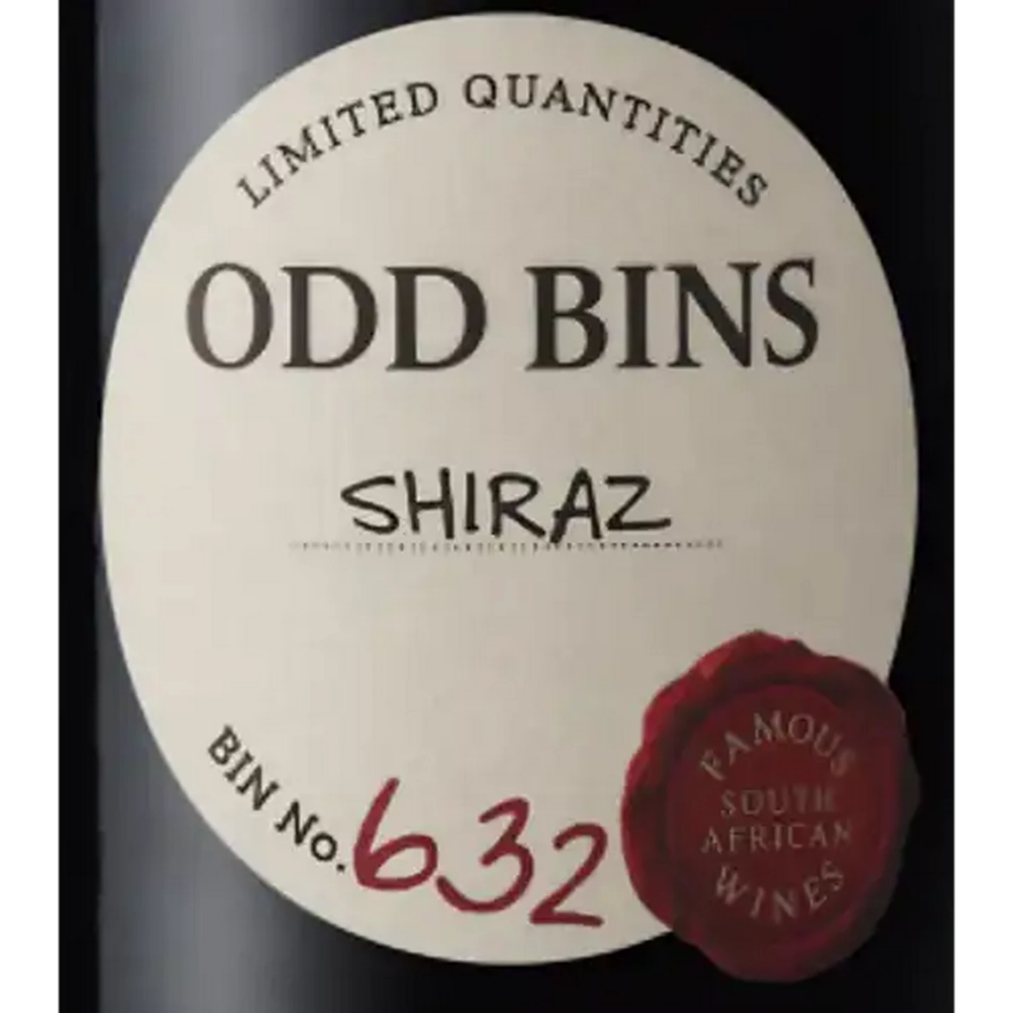 Image of Odd Bins 632 Shiraz Red Wine 750ml
