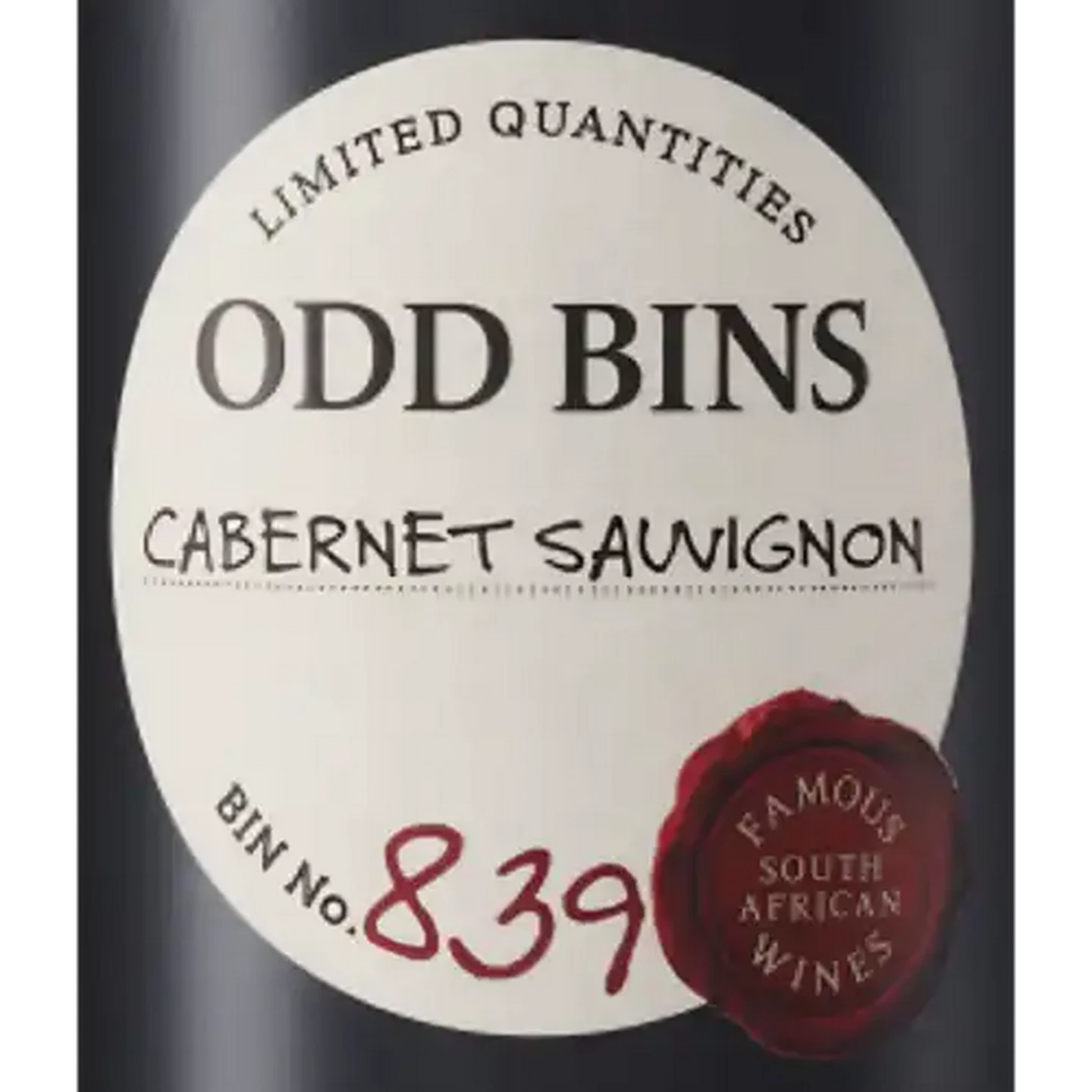 Image of Odd Bins 839 Cabernet Sauvignon Red Wine 750ml