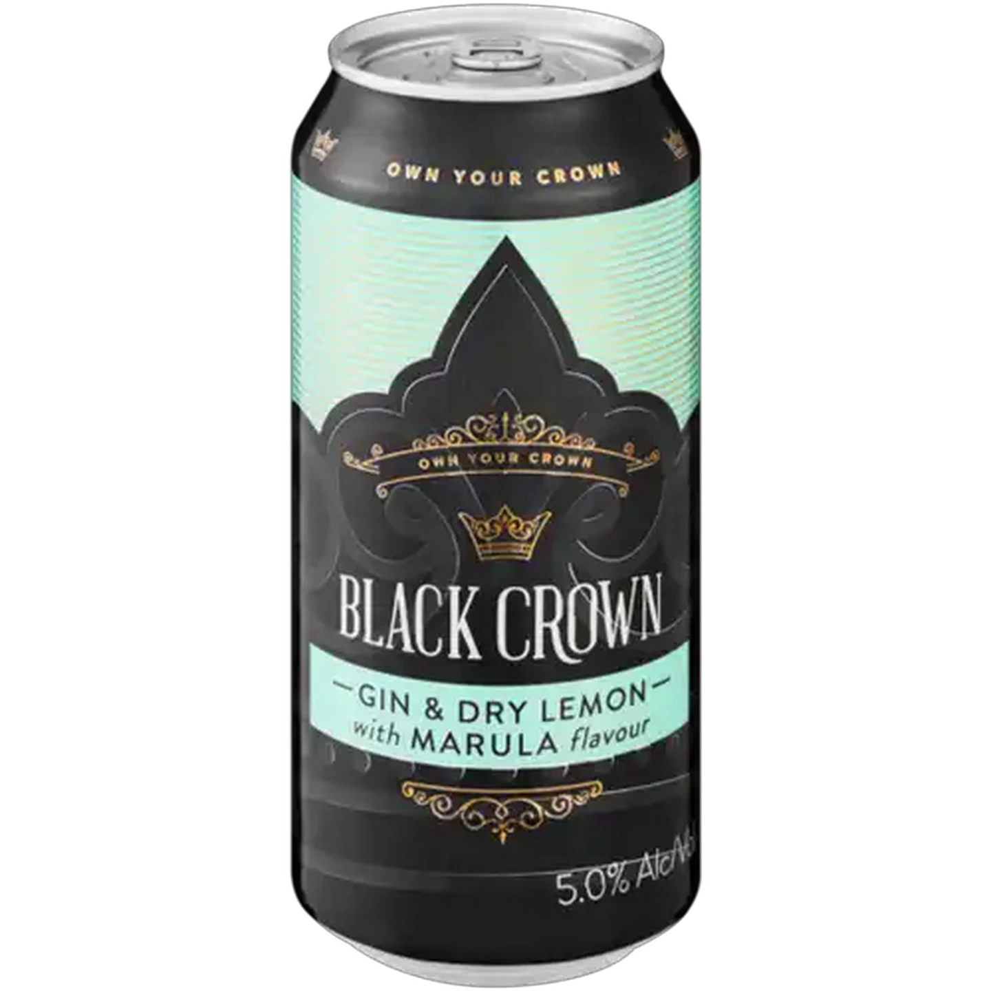 Image of Black Crown Gin & Dry Lemon with Marula Spirit Cooler Can 440ml