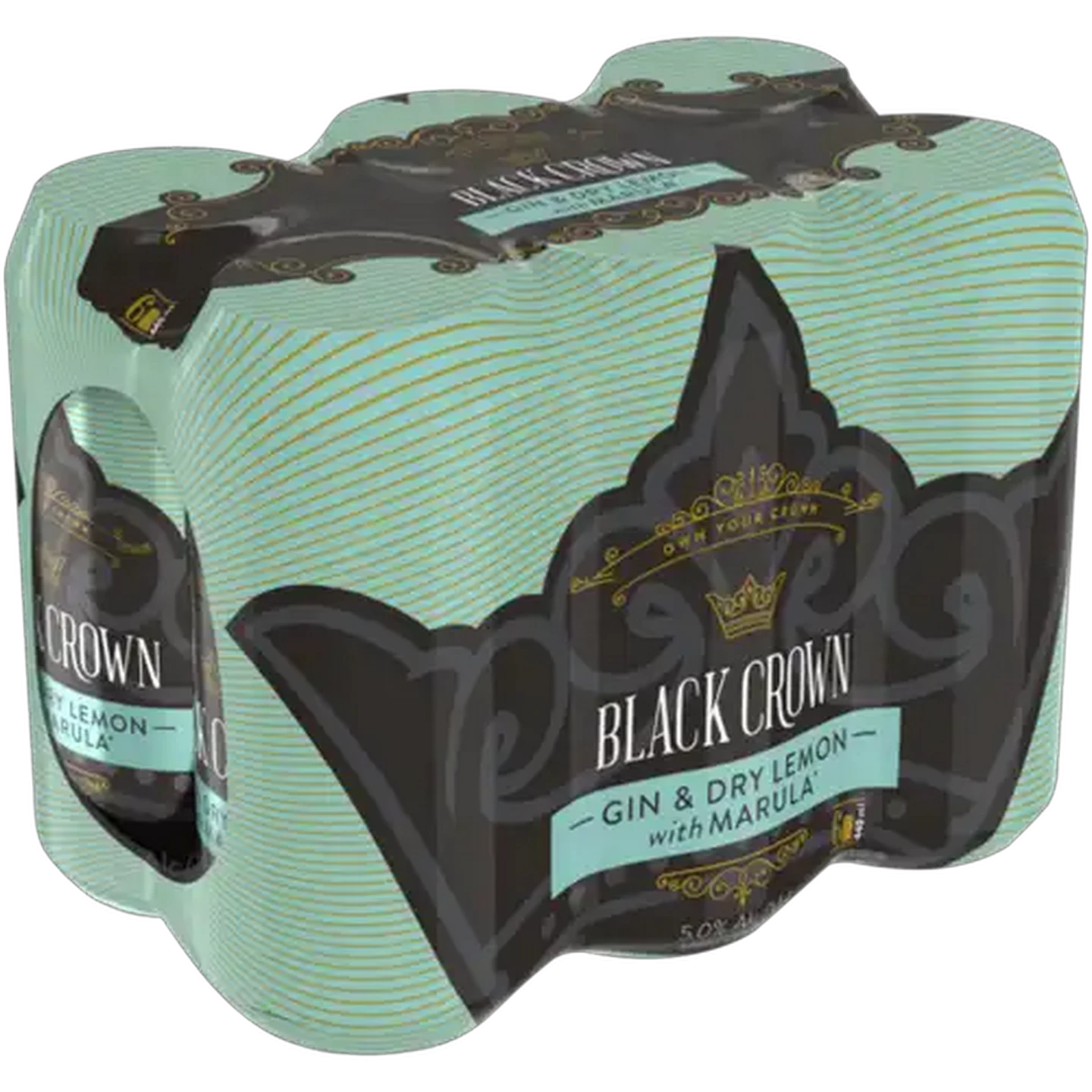 Checkers Sixty60 | Black Crown Gin & Dry Lemon With Marula Cans 6