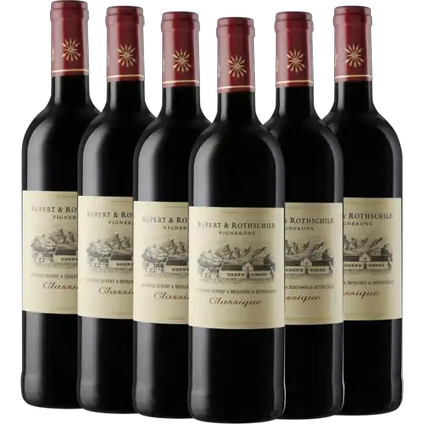 Image of Rupert & Rothschild Classique Red Wine Bottles 6 x 750ml